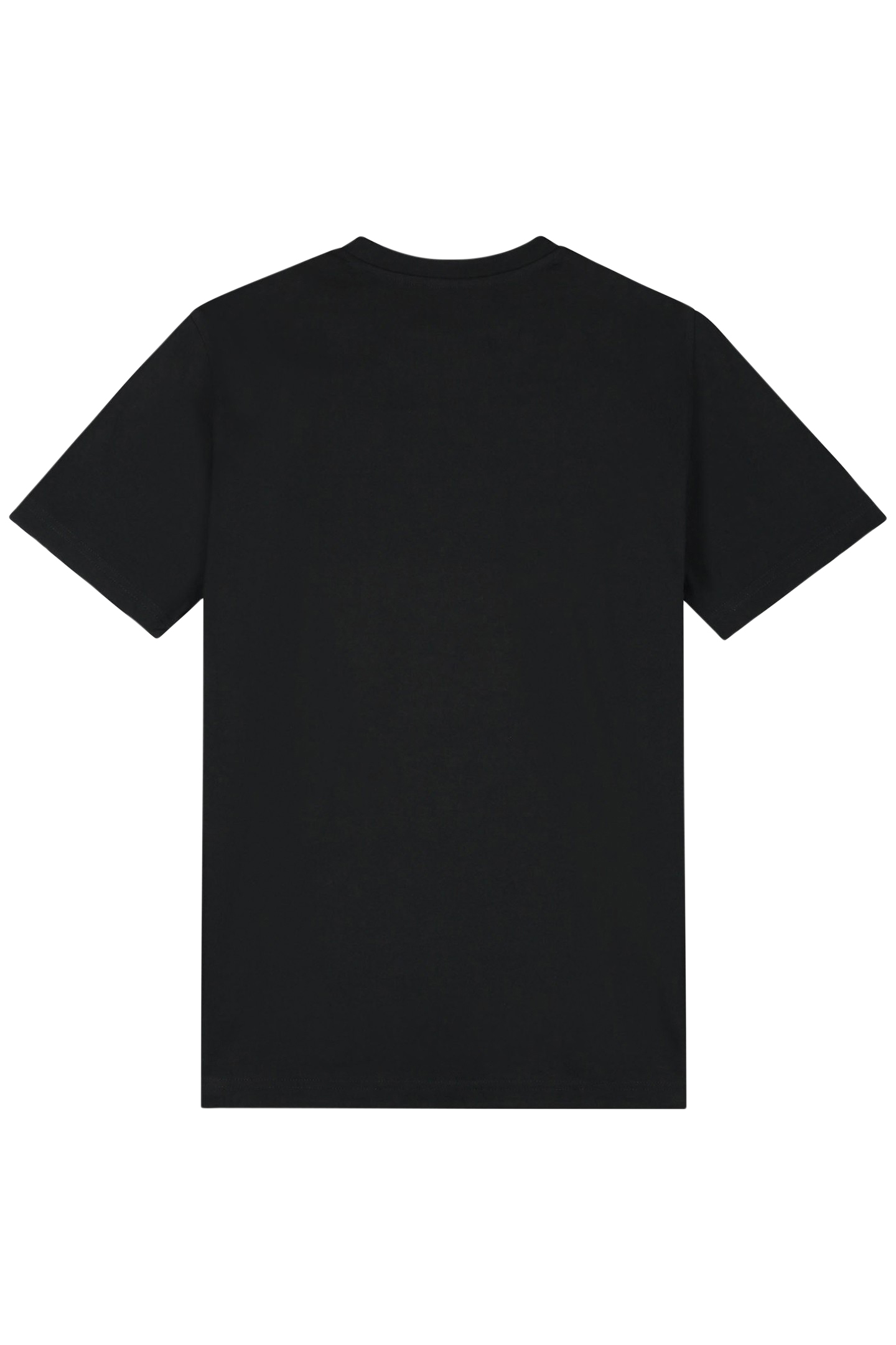 NECKLINE CHEST LOGO T-SHIRT JET BLACK 2
