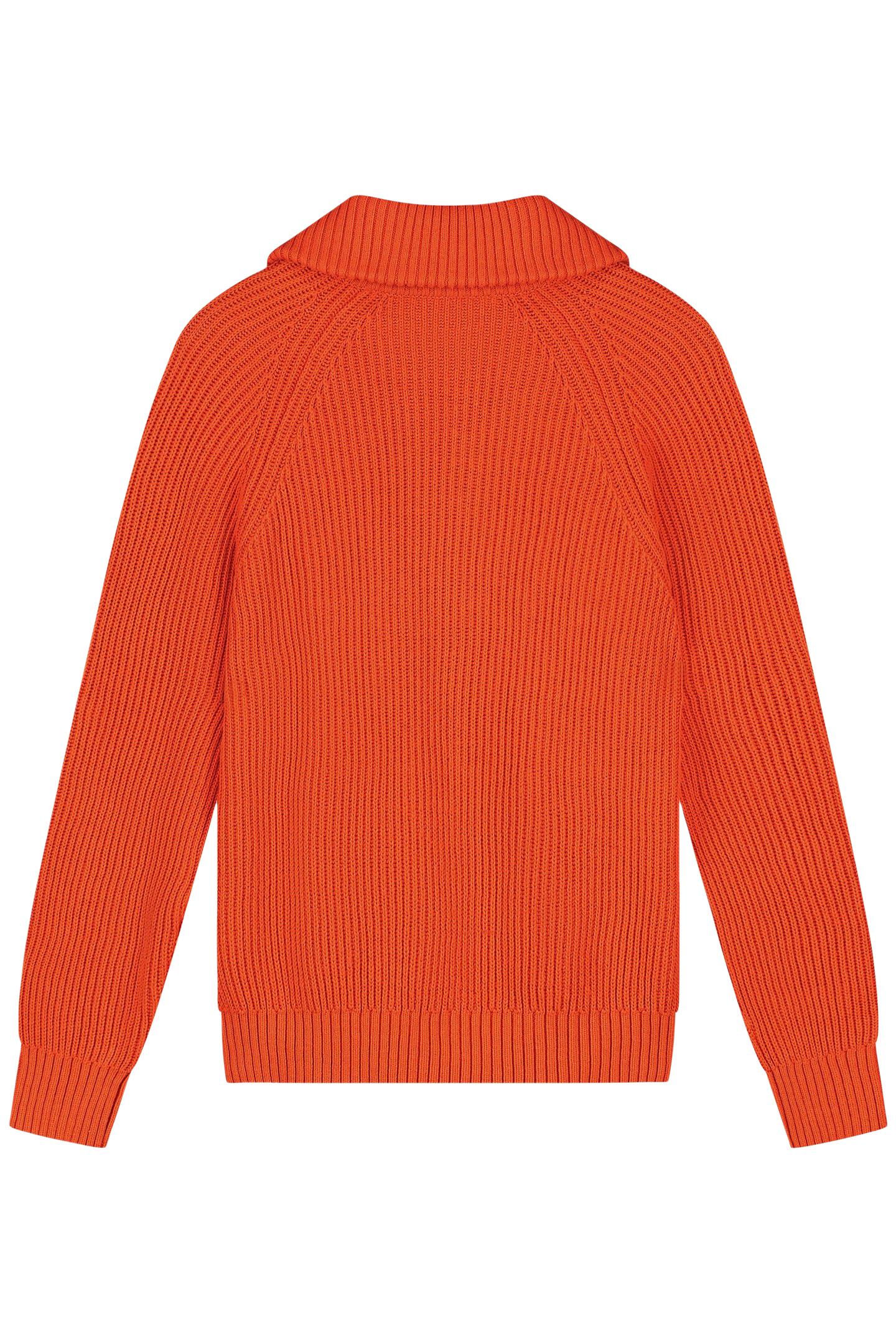 XI KNITTED HALF ZIP BURNT ORANGE 4