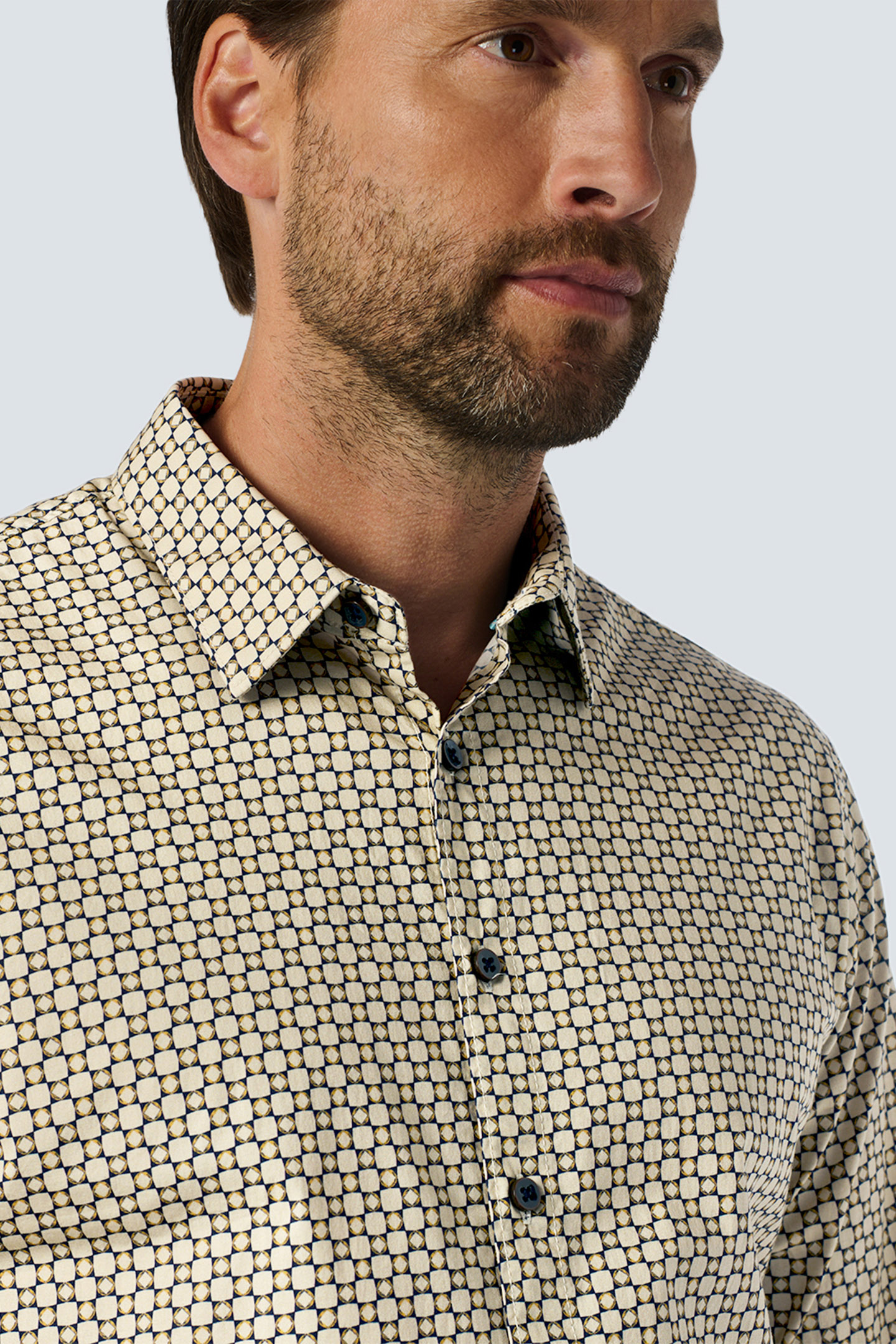 SHIRT STRETCH ALLOVER PRINTED CEMENT 6