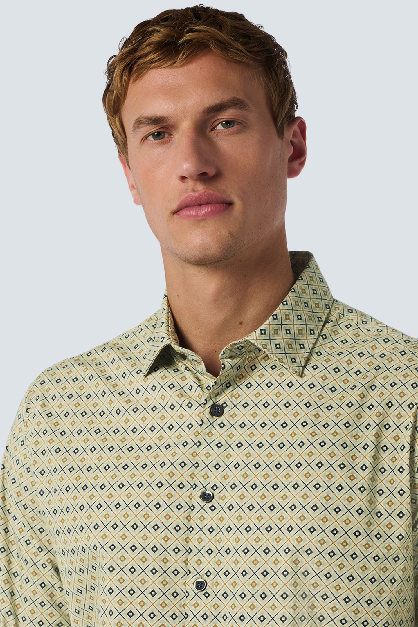 SHIRT STRETCH ALLOVER PRINTED SMOKE 6