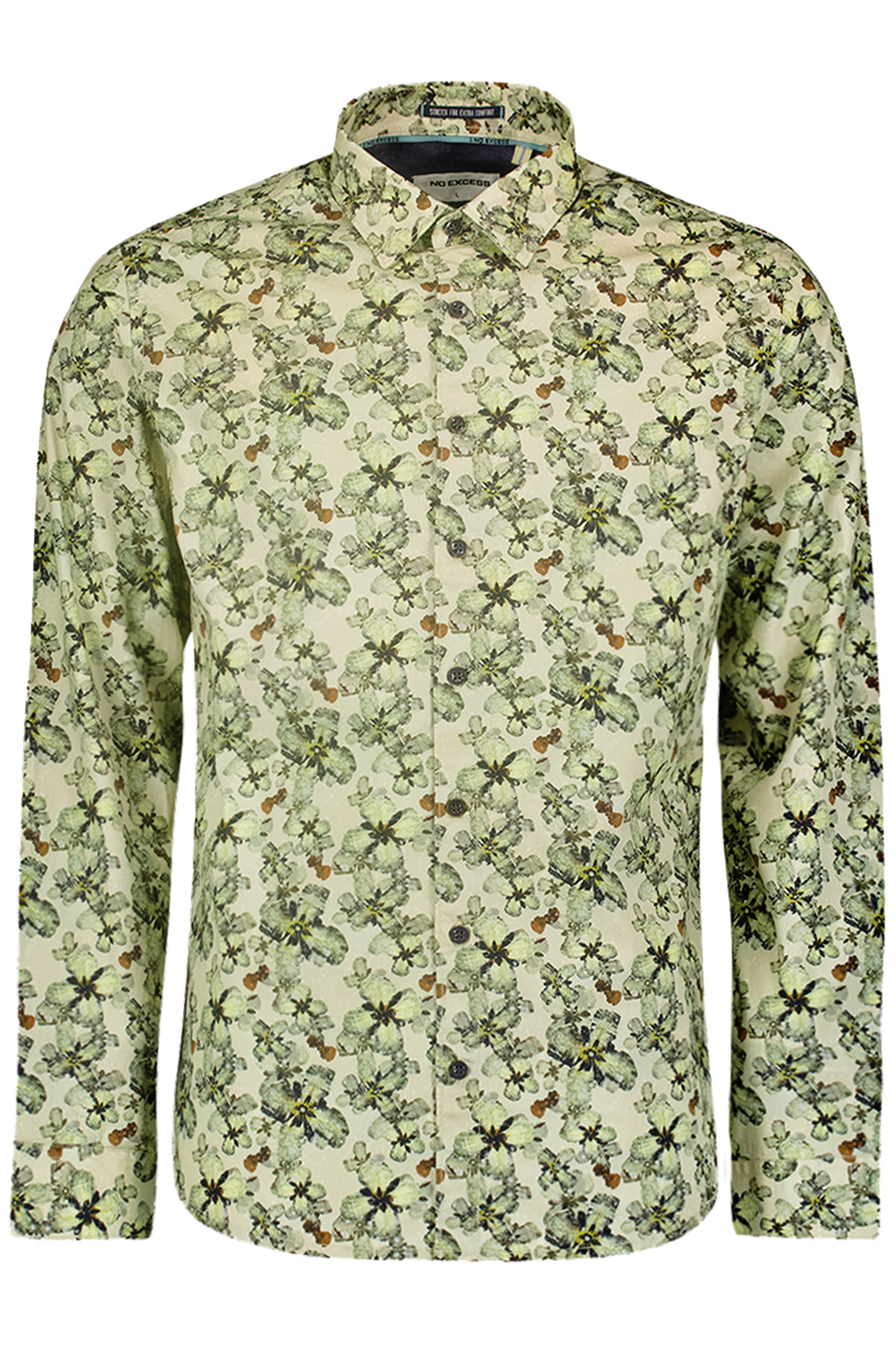 SHIRT STRETCH ALLOVER PRINTED CEMENT 4