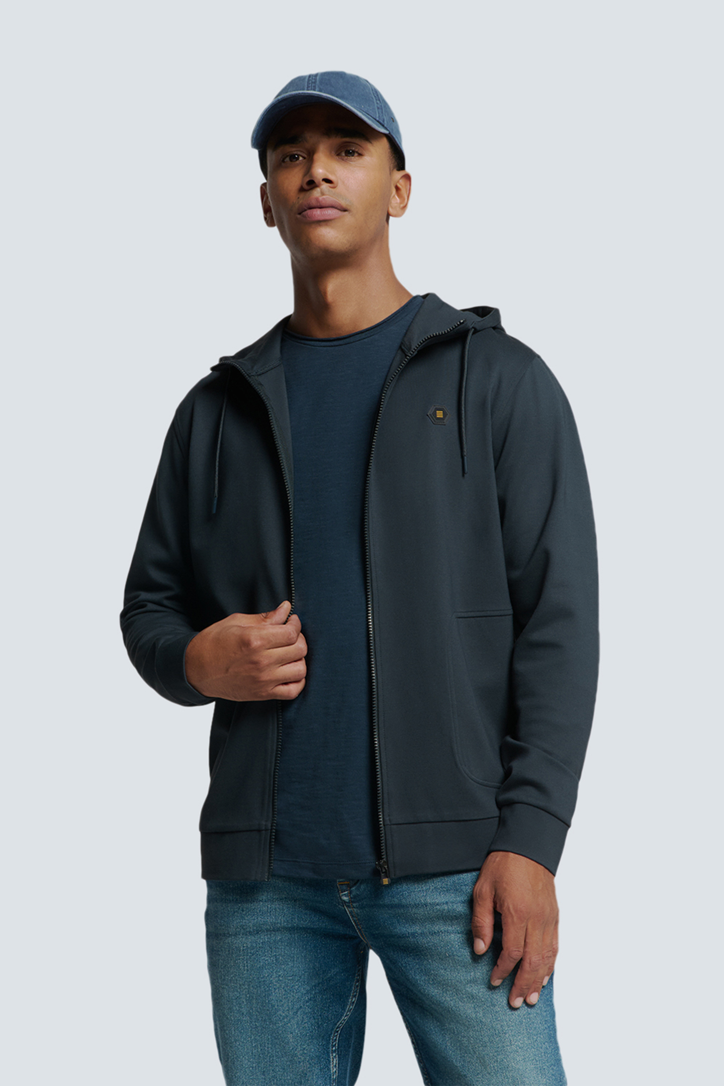 SWEATER FULL ZIPPER HOODED NIGHT 1