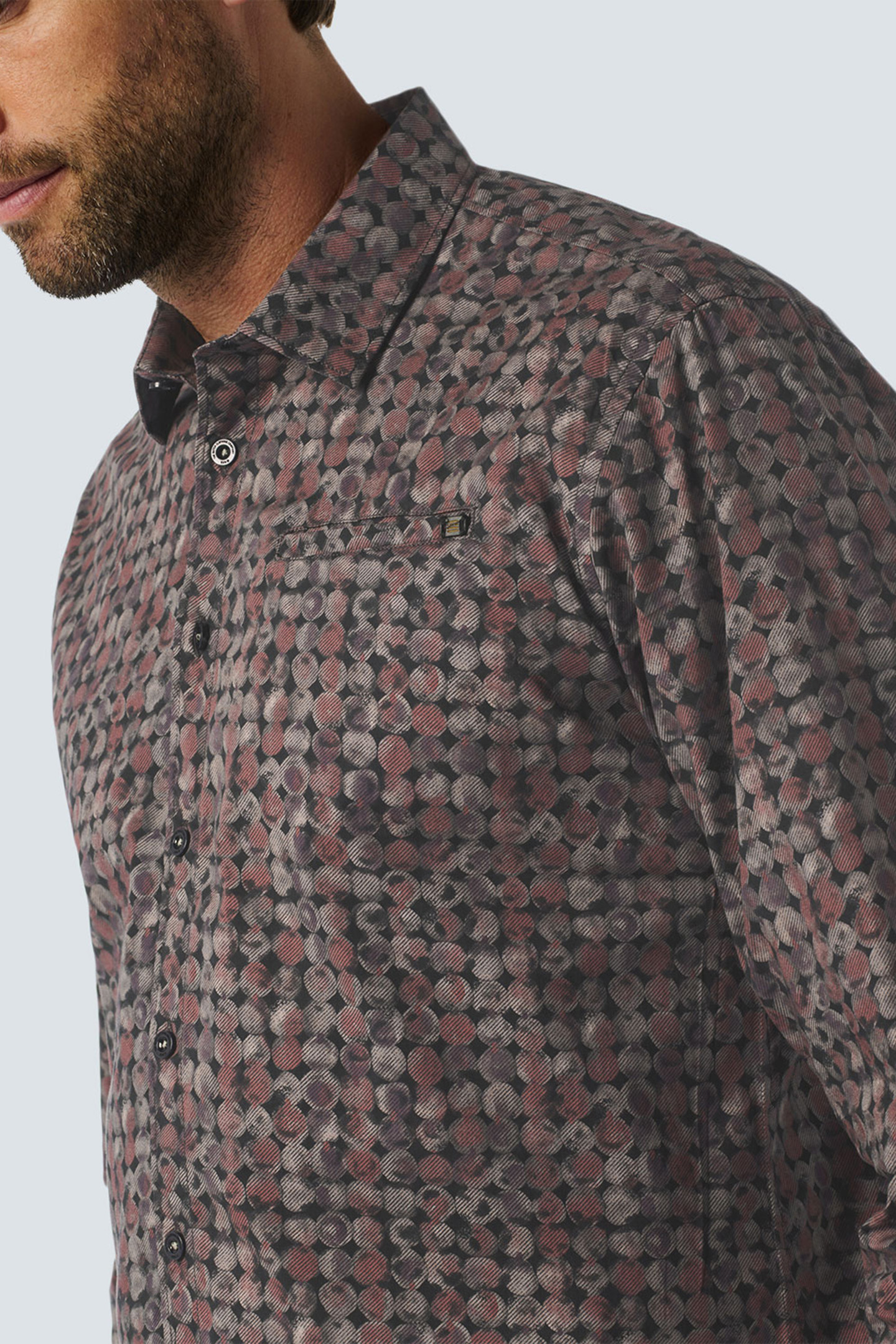 SHIRT STRETCH ALLOVER PRINTED RUSTY 6