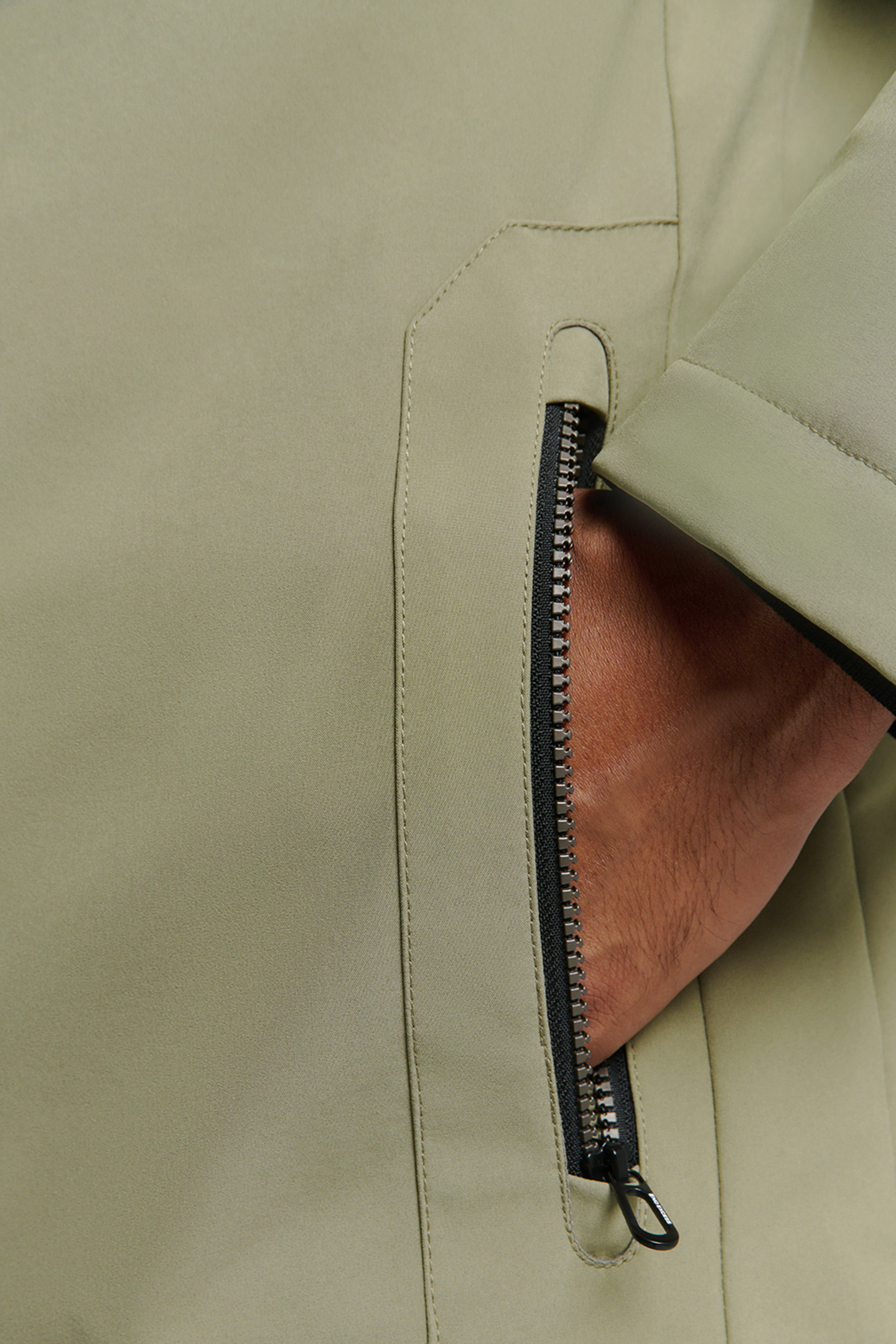 JACKET SHORT FIT HOODED SOFTSHELL STRETCH SMOKE 7