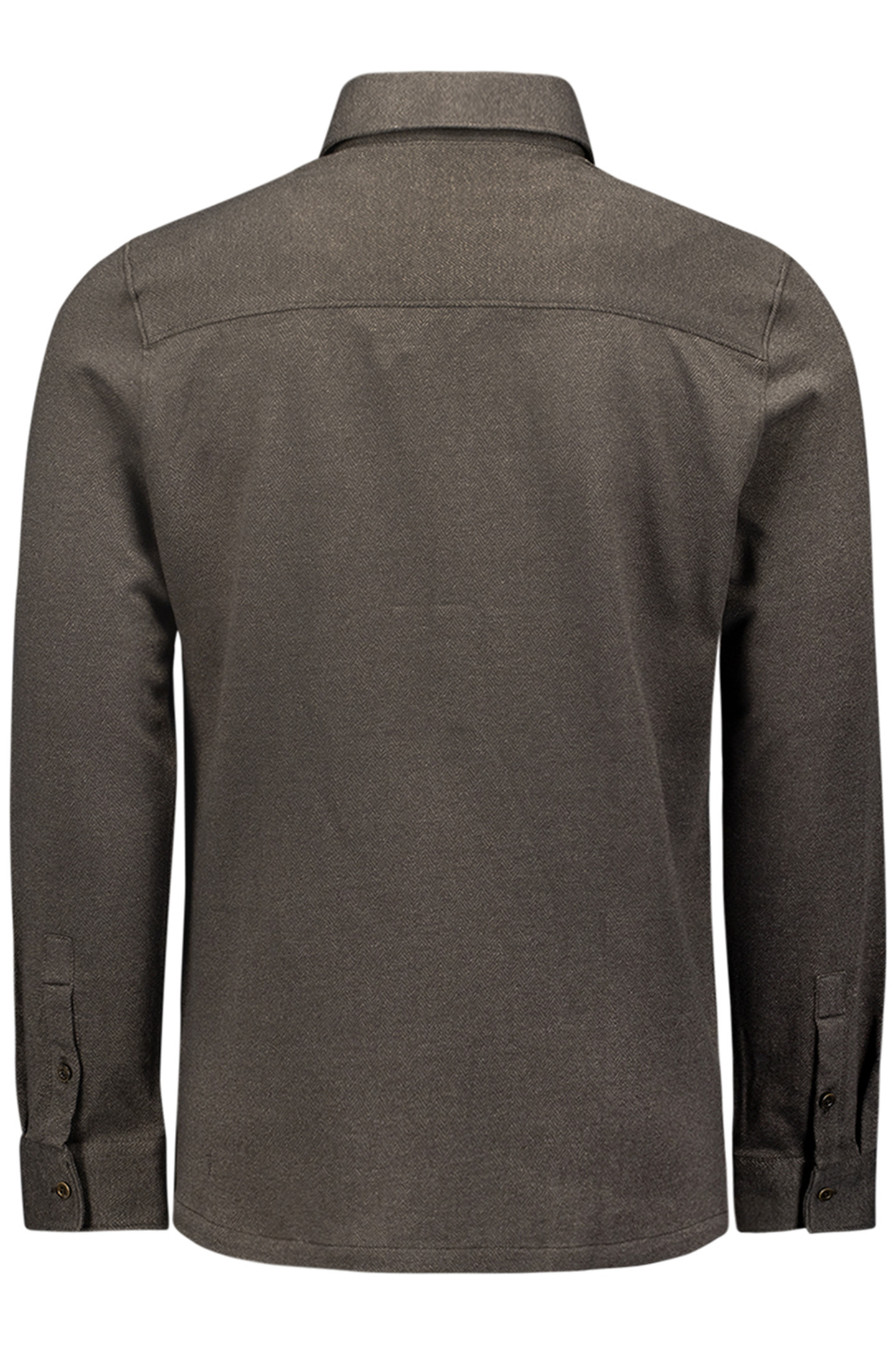 SHIRT JERSEY MELANGE STRETCH BROWN 2