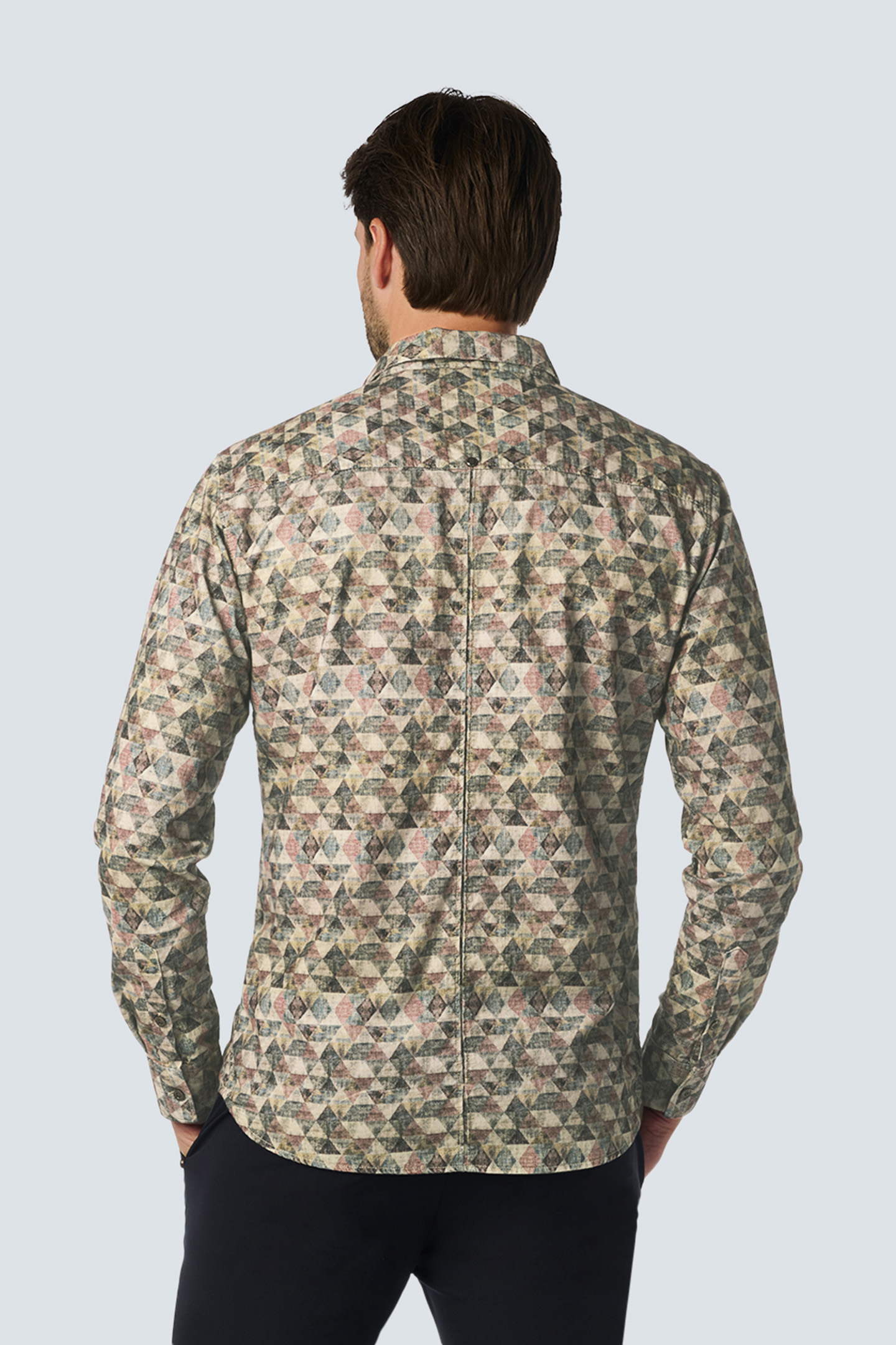 SHIRT ALLOVER PRINTED CORDUROY SMOKE 2
