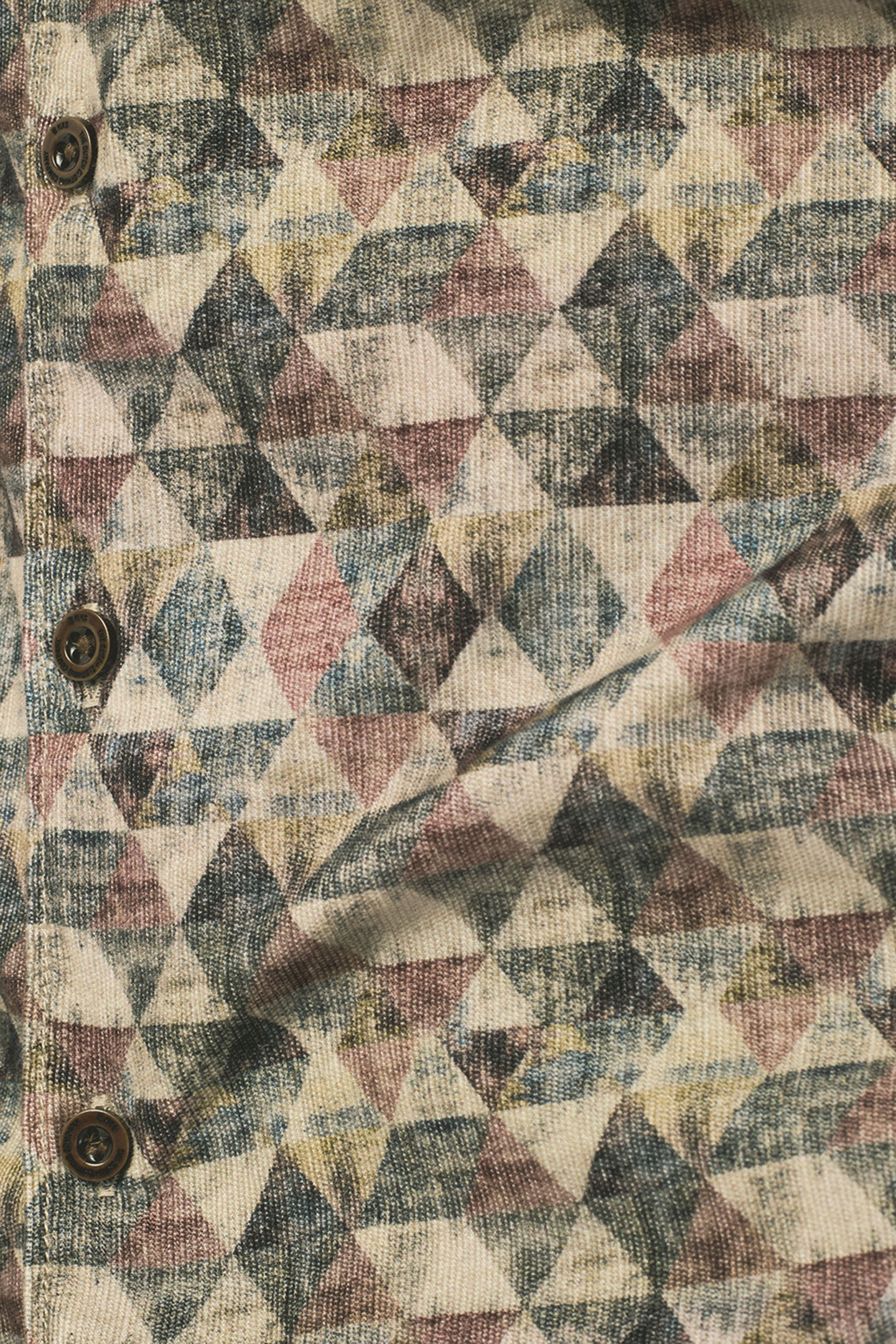 SHIRT ALLOVER PRINTED CORDUROY SMOKE 7