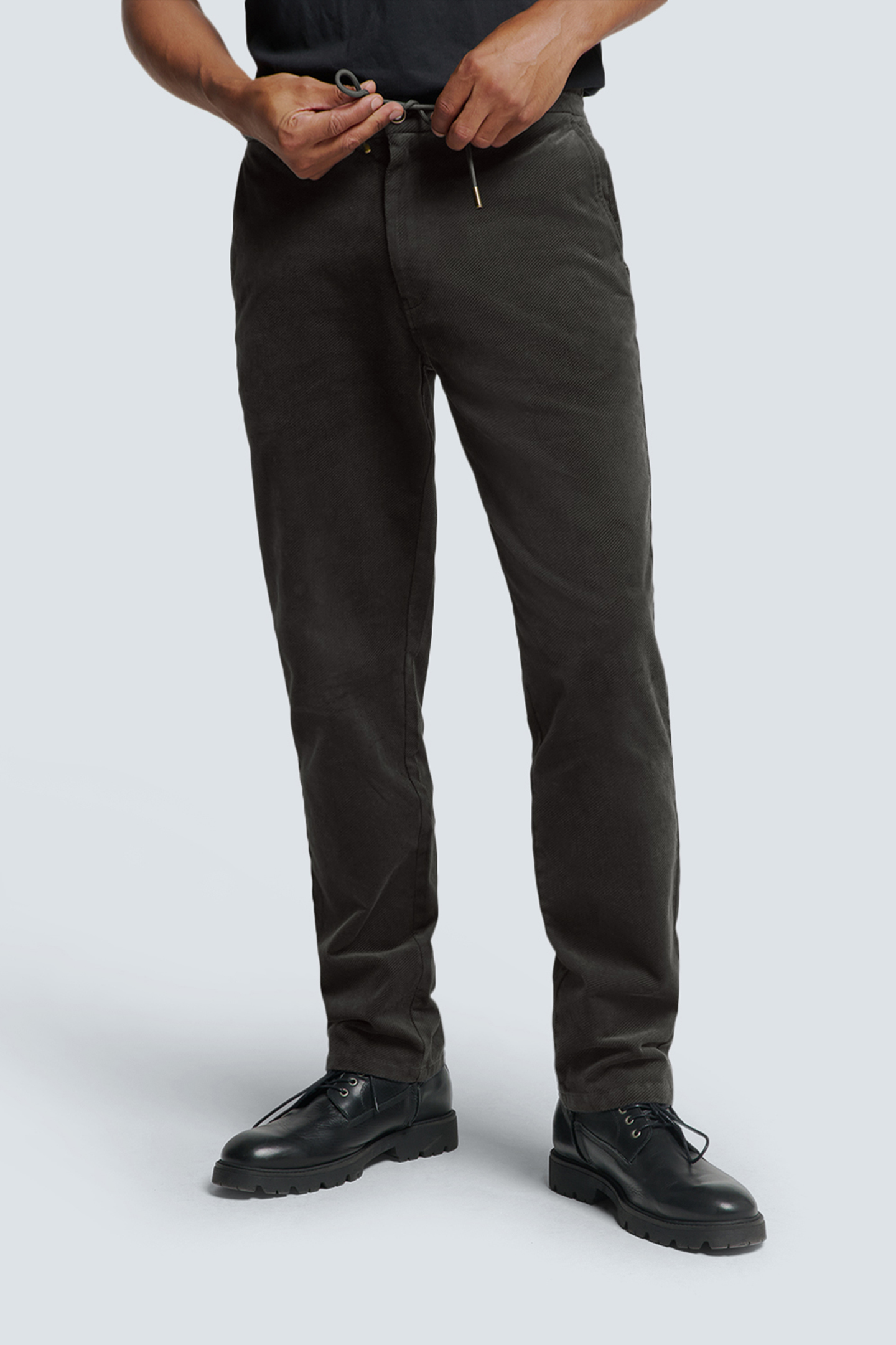 PANTS CORDUROY TWILL MOTORBLACK 1