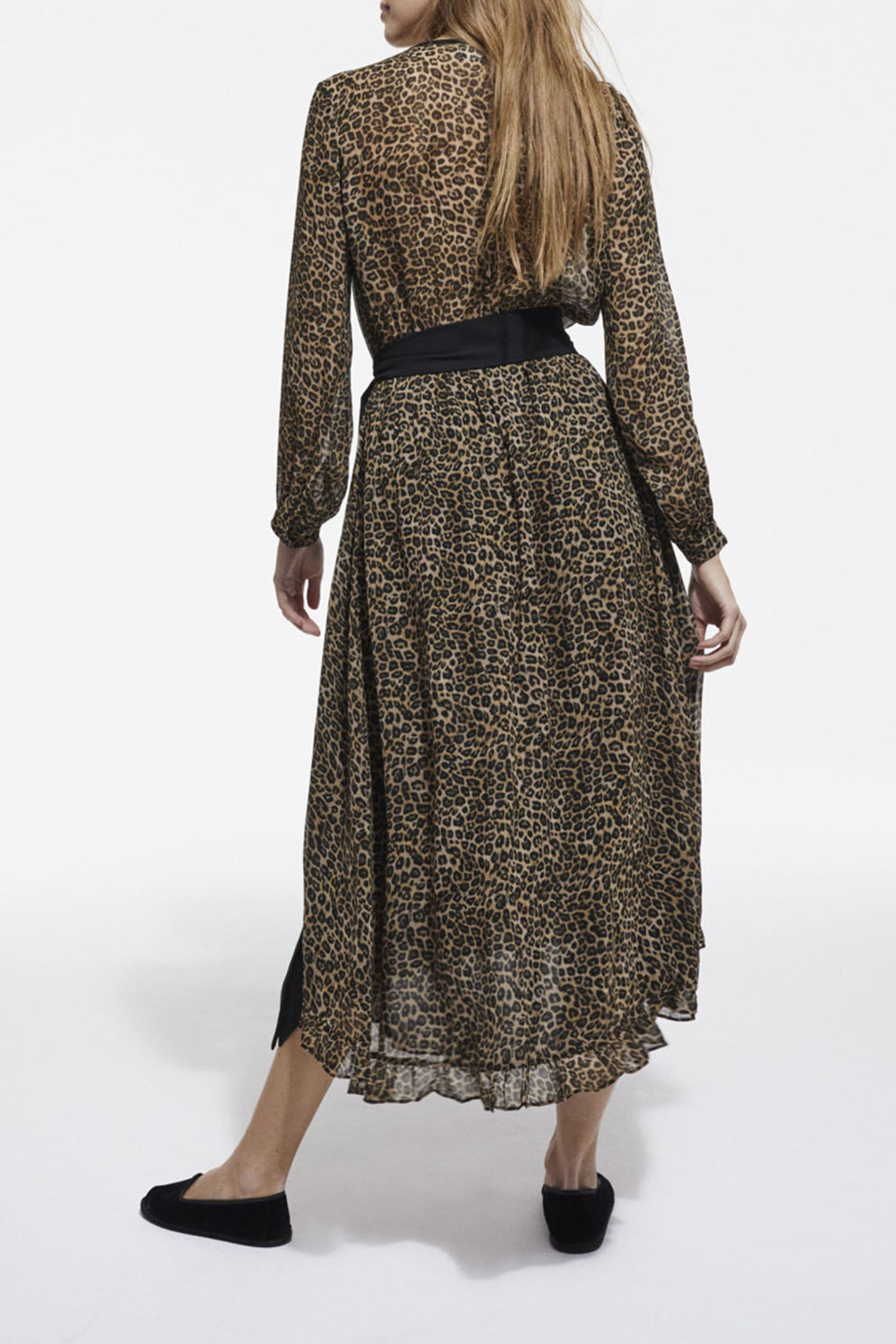 PETIT LEO VISCOSE GGT LONG DRESS LEOPARD 2