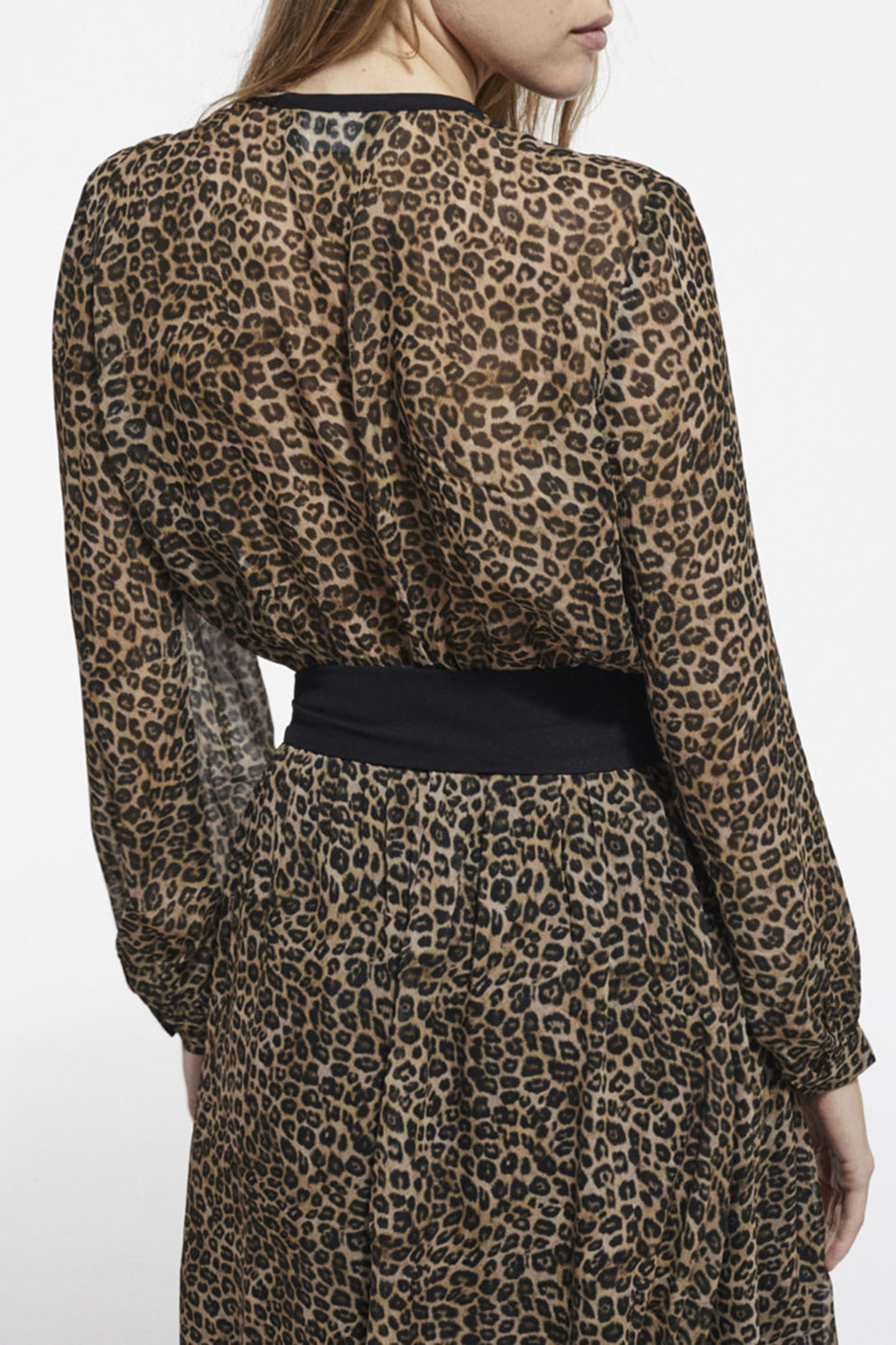 PETIT LEO VISCOSE GGT LONG DRESS LEOPARD 4