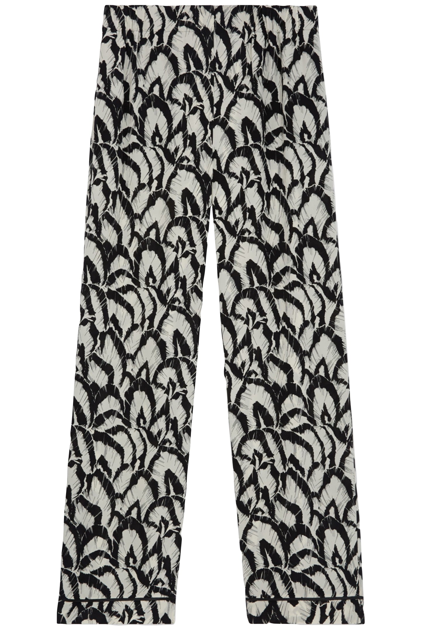 ELASTIC WAIST PANTS WITH BACK POCKET DETAIL 4