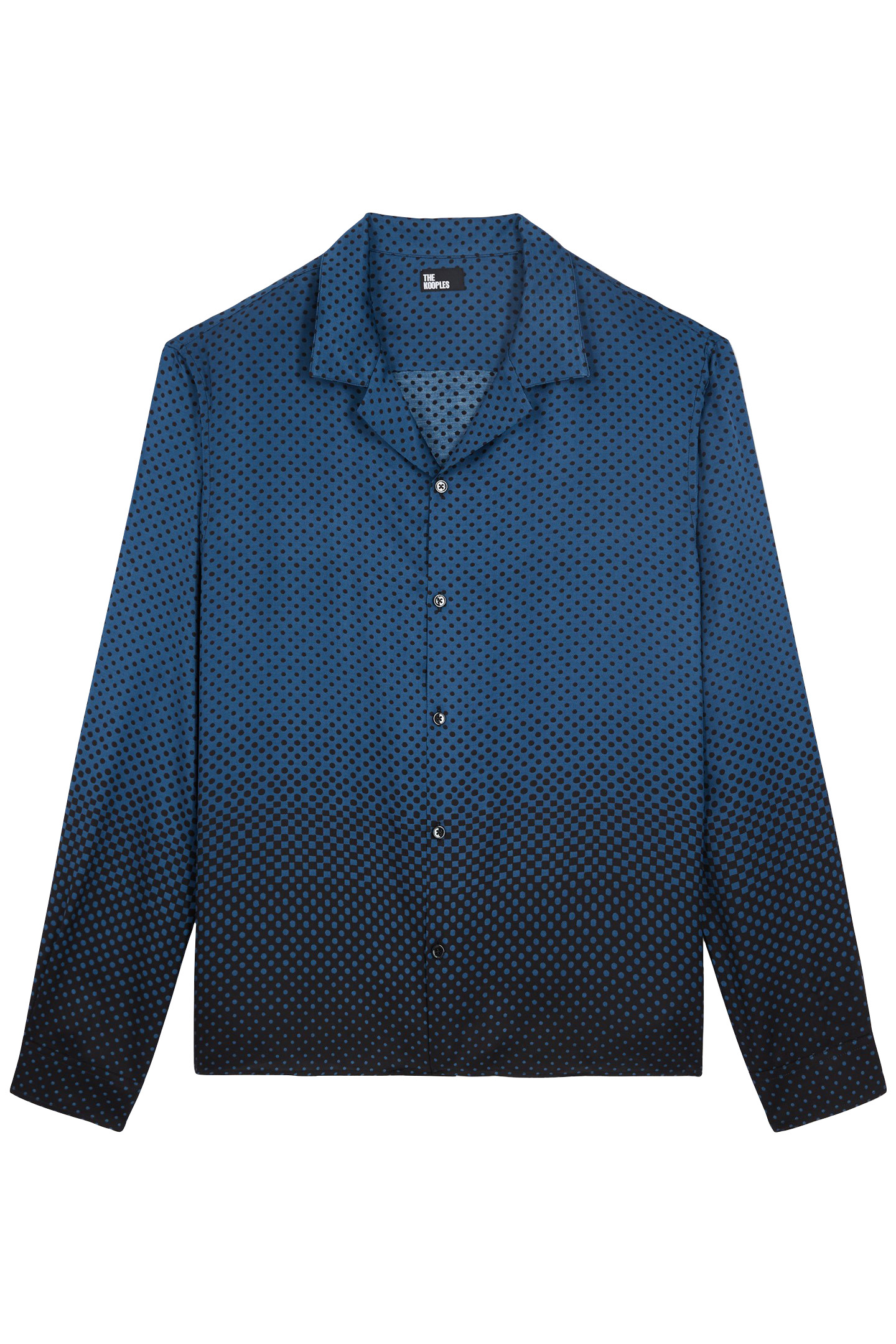 LONG SLEEVE SHIRT BLUE BLACK 1