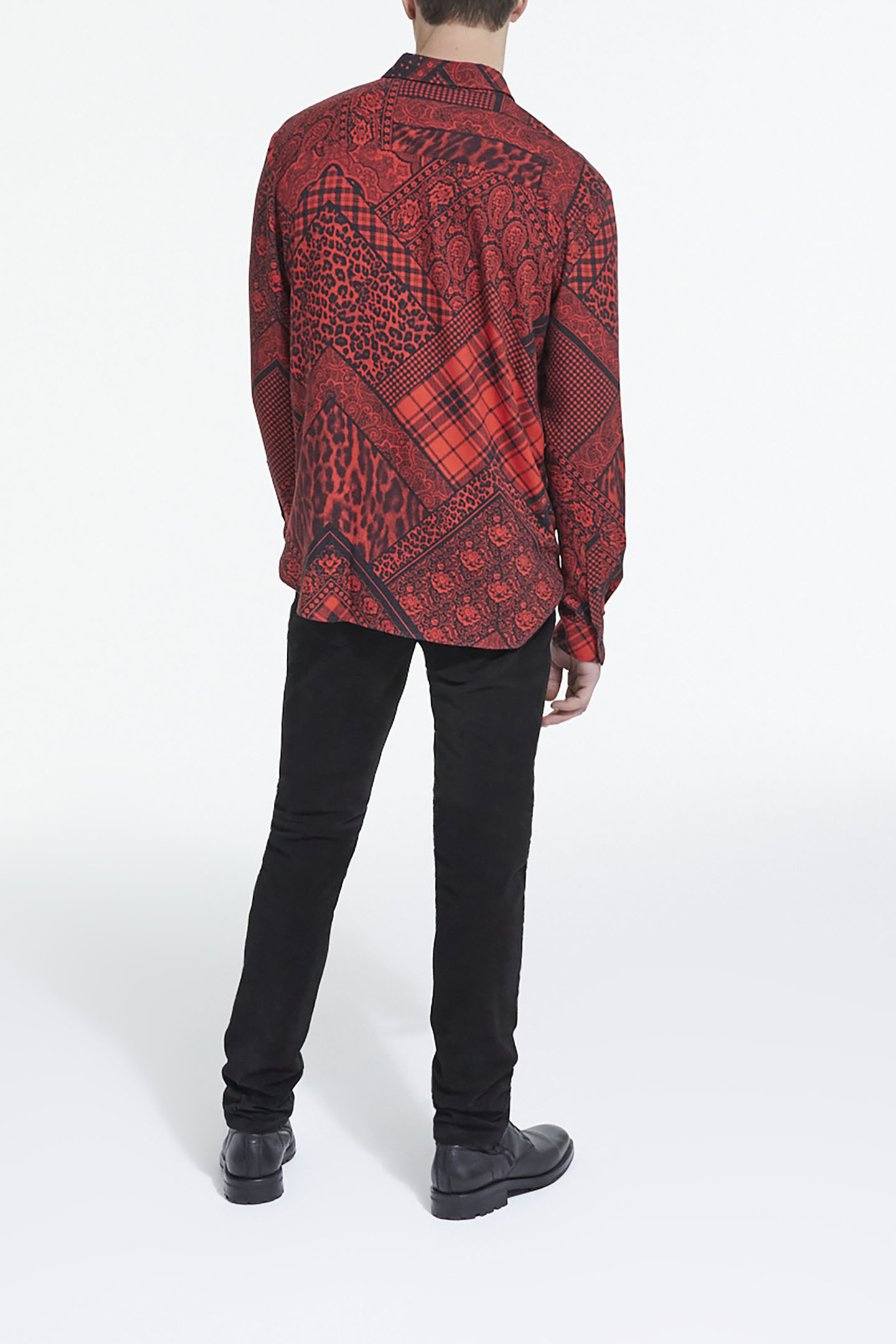 LONG SLEEVE SHIRT BLACK-RED 4