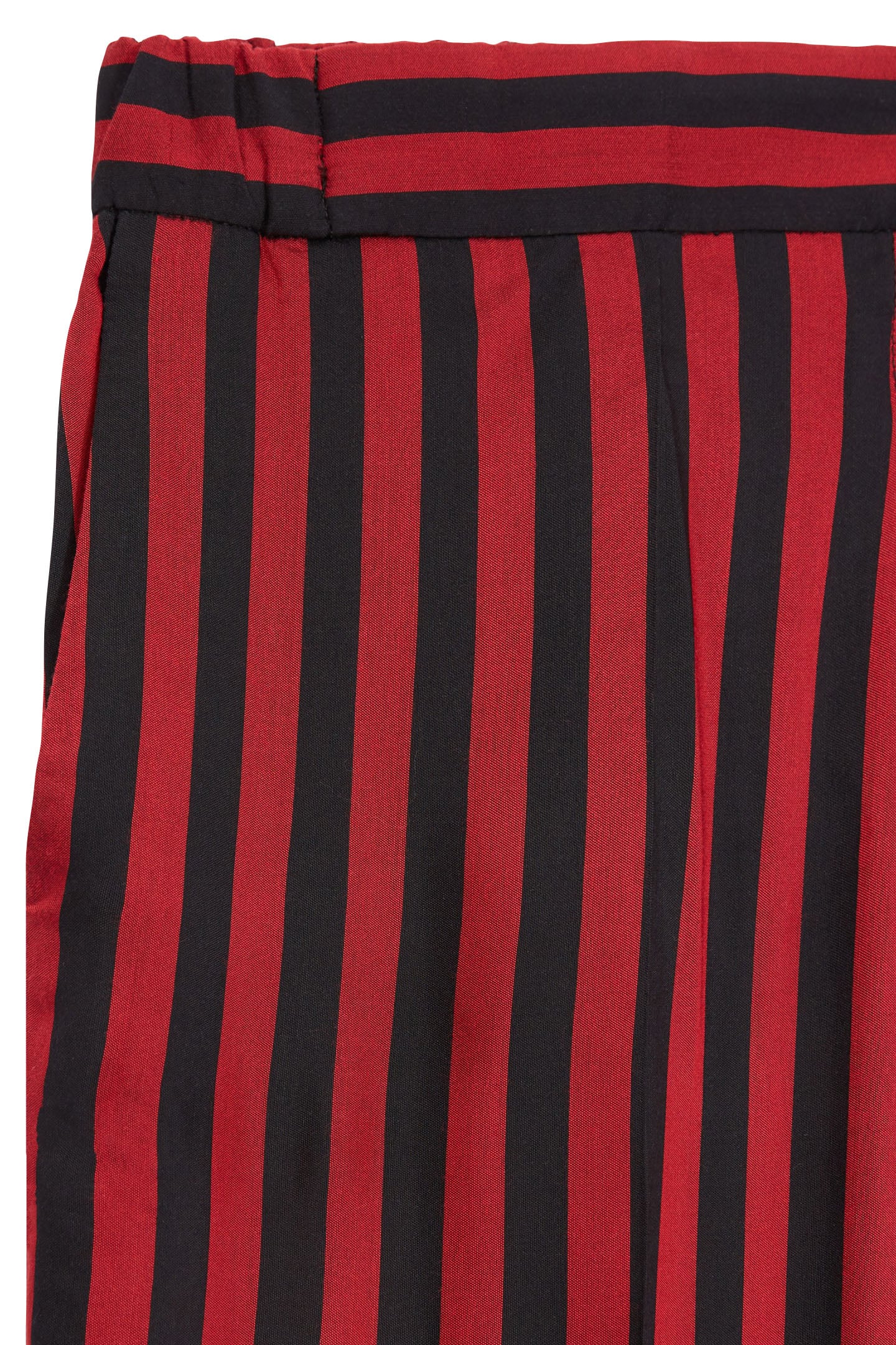 STRAIGHT FLOWING PANTS ROUGE NOIR 4