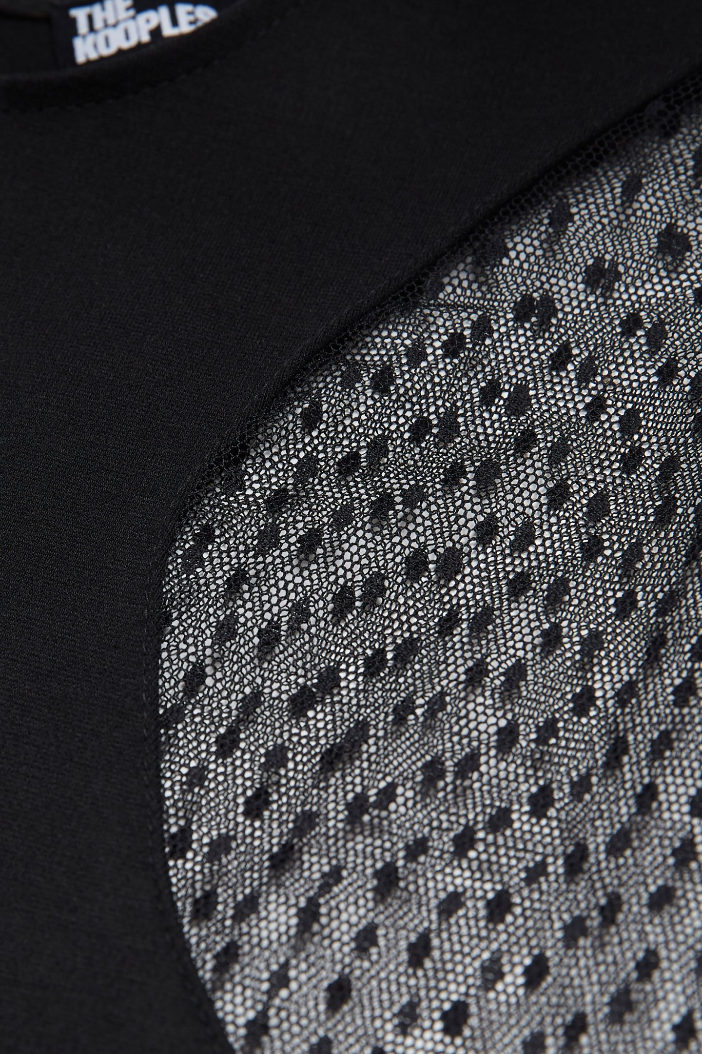 FITTED DRESS WITH INLAY BLACK 7