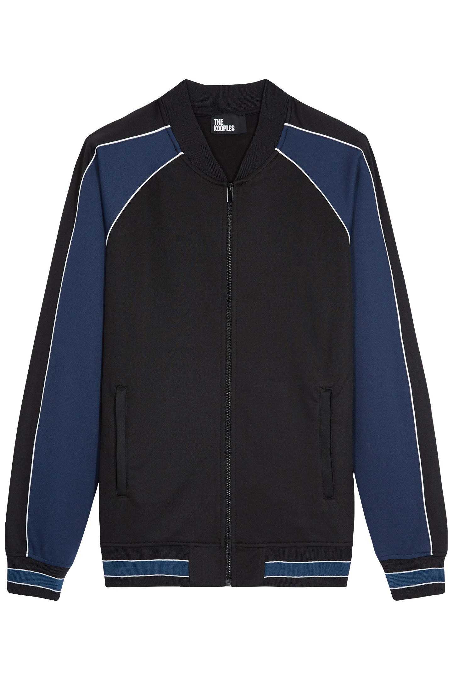 ZIP-UP SWEATSHIRT WITH RAGLAN SLEEVES NAVY 5