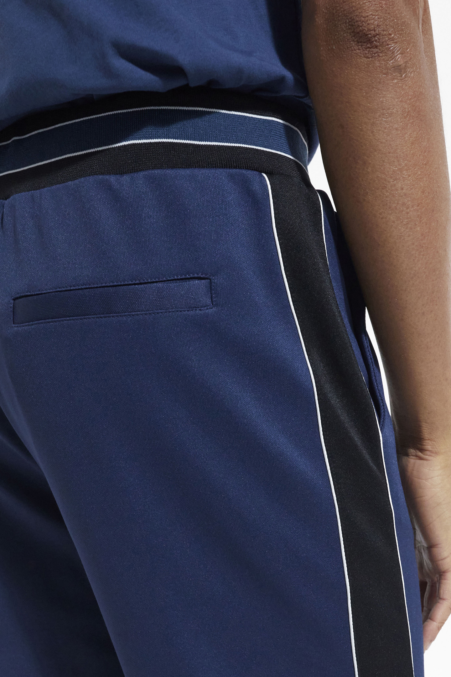 JOGGING JACKETS WITH CONTRASTING STRIPS NAVY 5