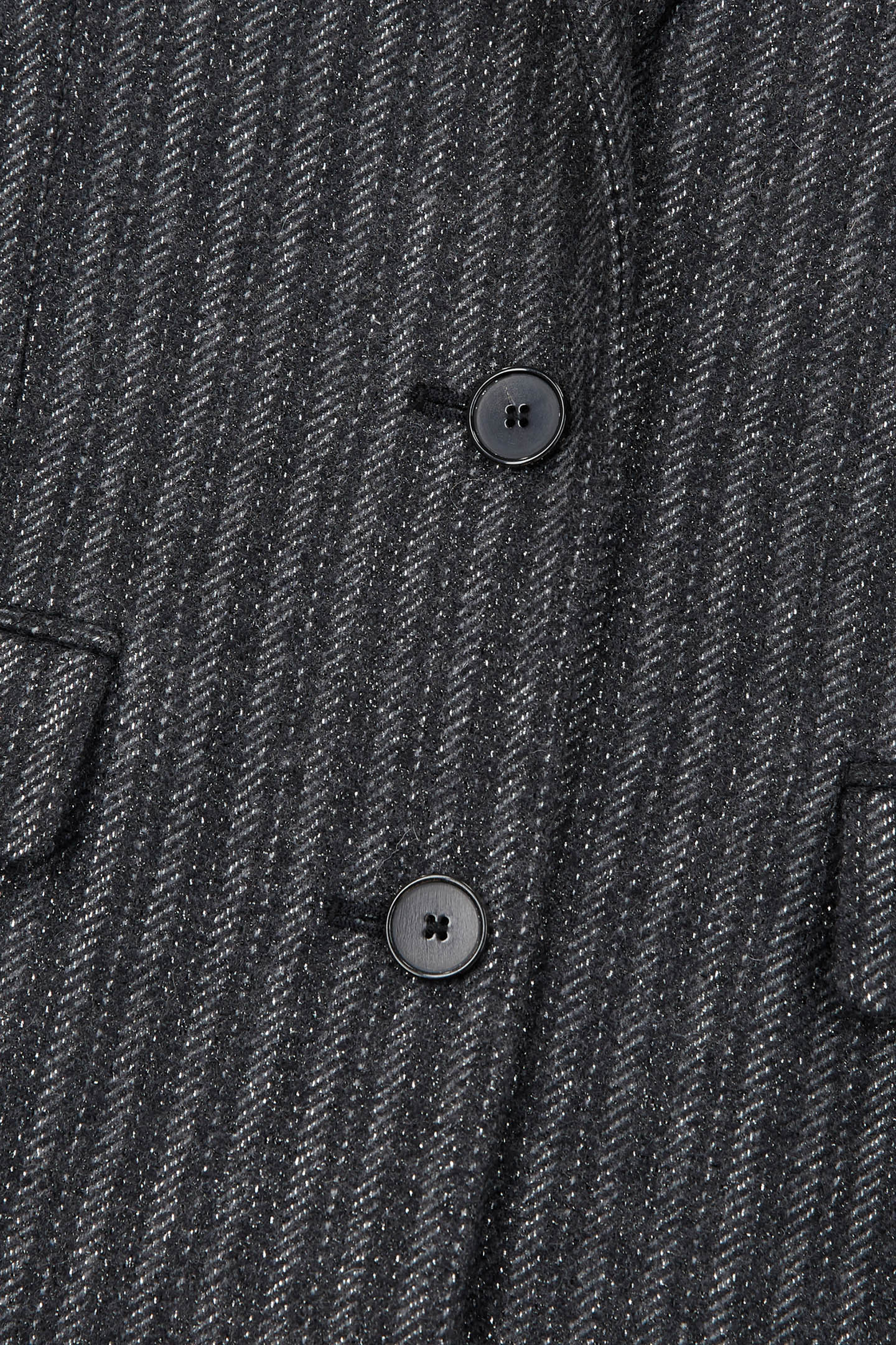 SINGLE CROSSED JACKET BLACK 6