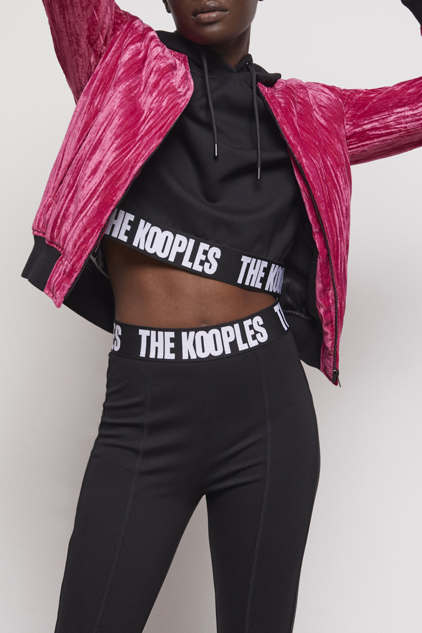 CRINKLE VELVET JACKET PINK 6