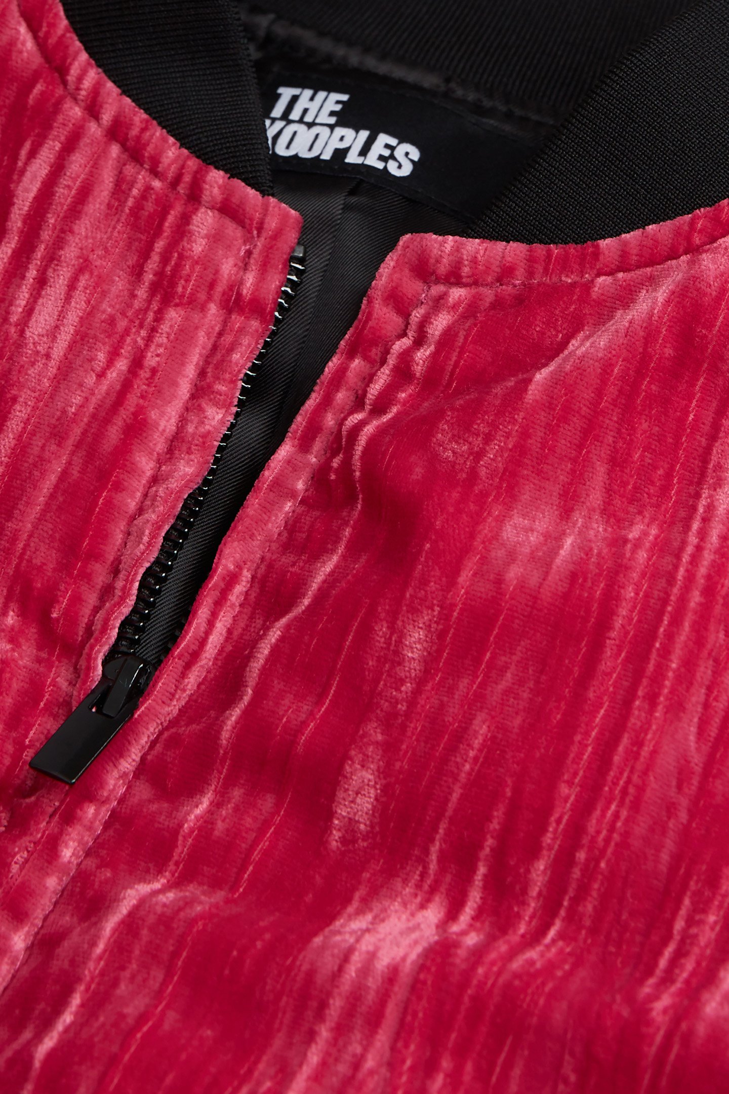 CRINKLE VELVET JACKET PINK 7