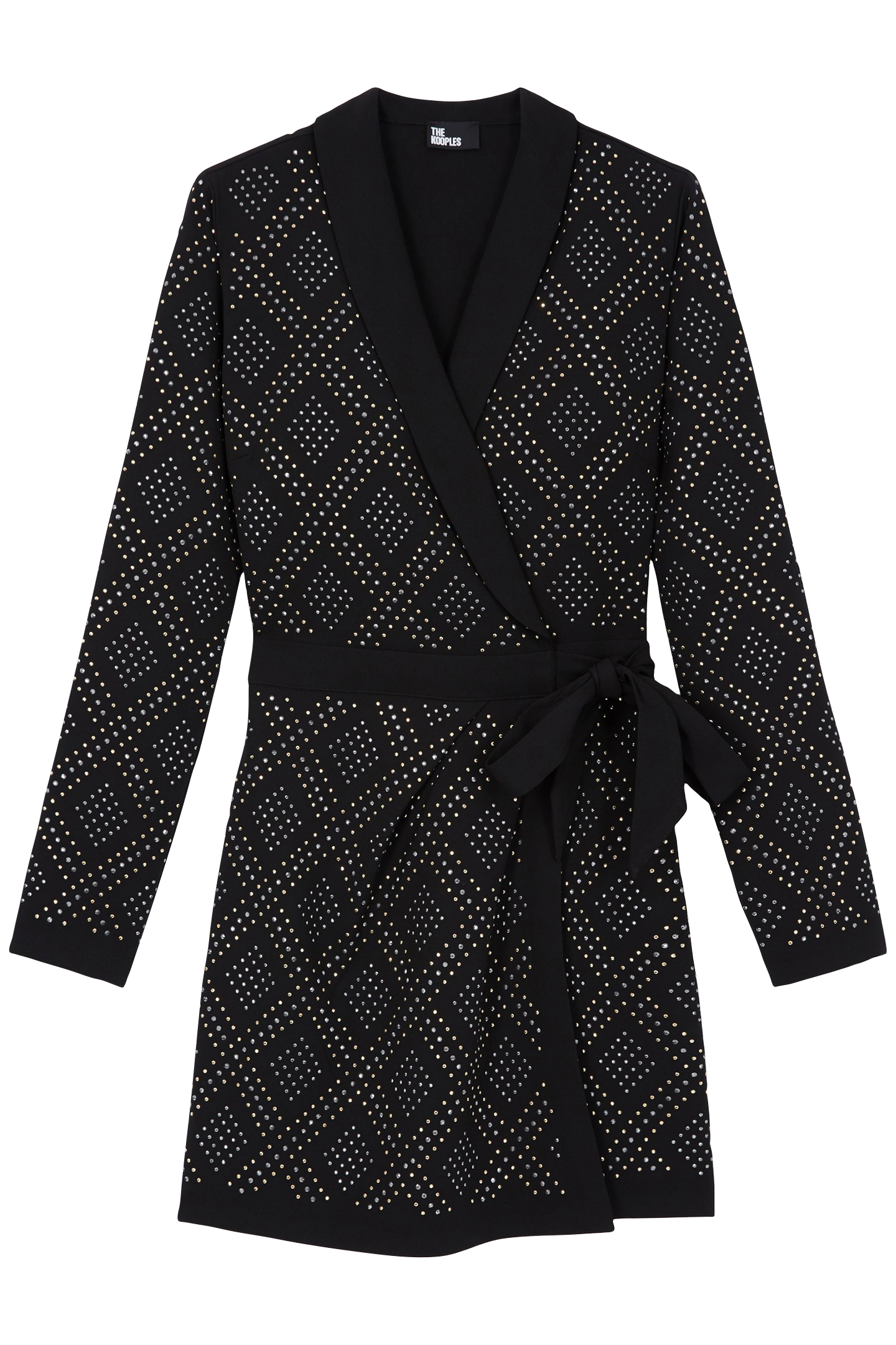 SHORT DRESS WITH LONG SLEEVES BLACK 1