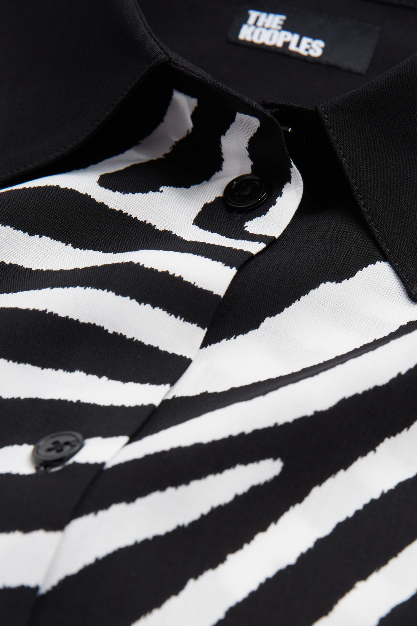 CHEMISE ZEBRA PRINT BLACK WHITE 2
