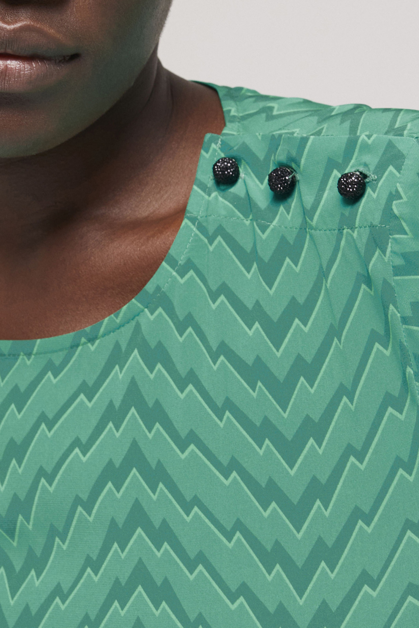 TOP SLEEVES LONGUES PRINT ZIG ZAG GREEN 6