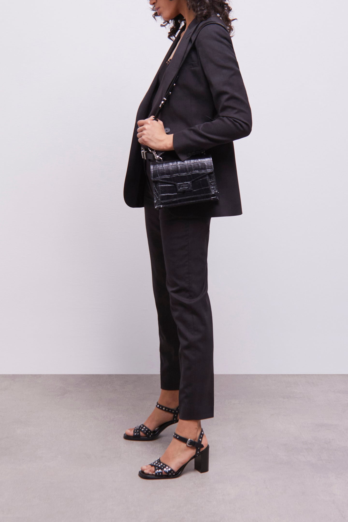 PRINCE OF WALES TAILORED FIT PANTS BLACK 5