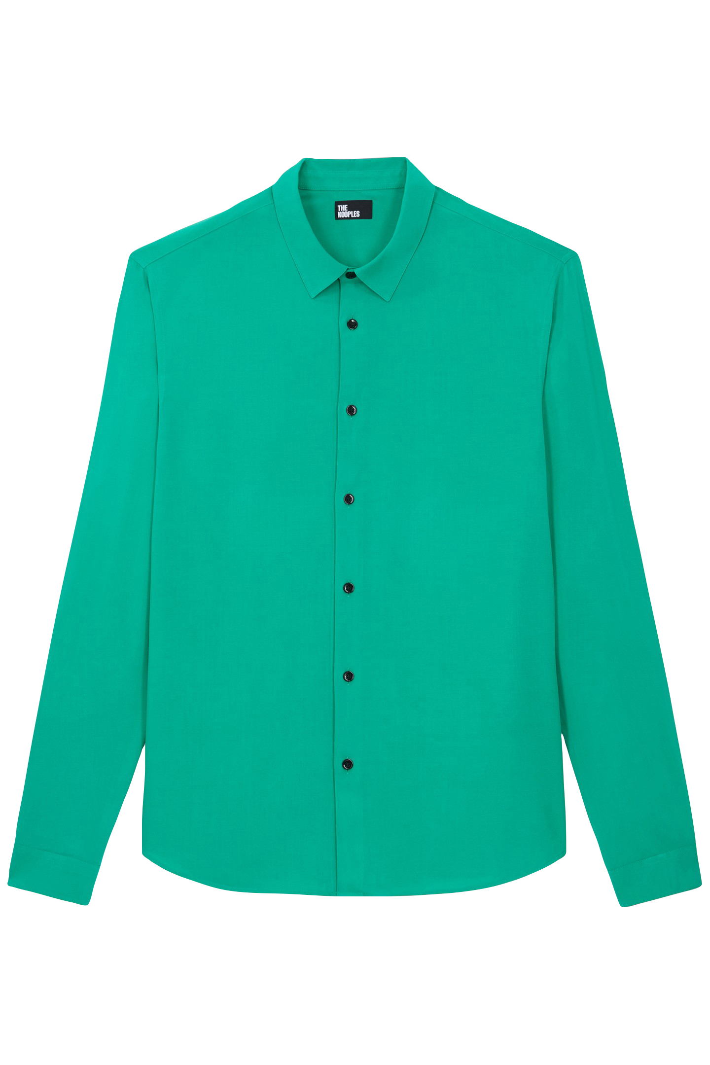 LONG-SLEEVED SHIRT WITH CLASSIC COLLAR GREEN 4