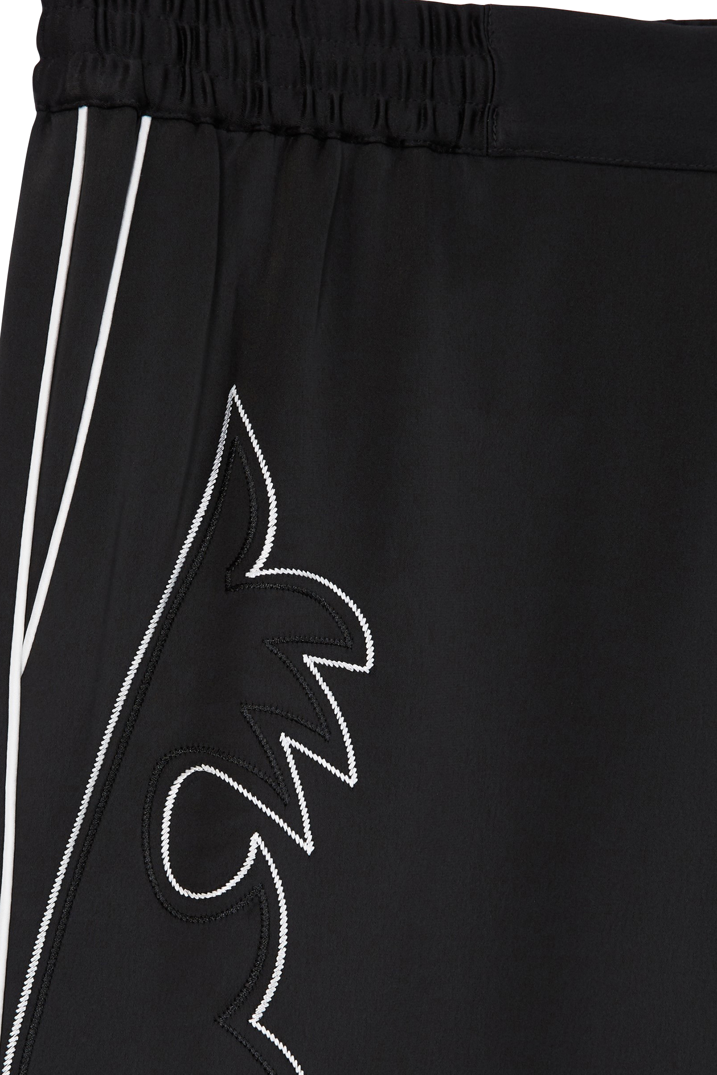 PANTS WITH ELASTICATED WAIST BLACK 6