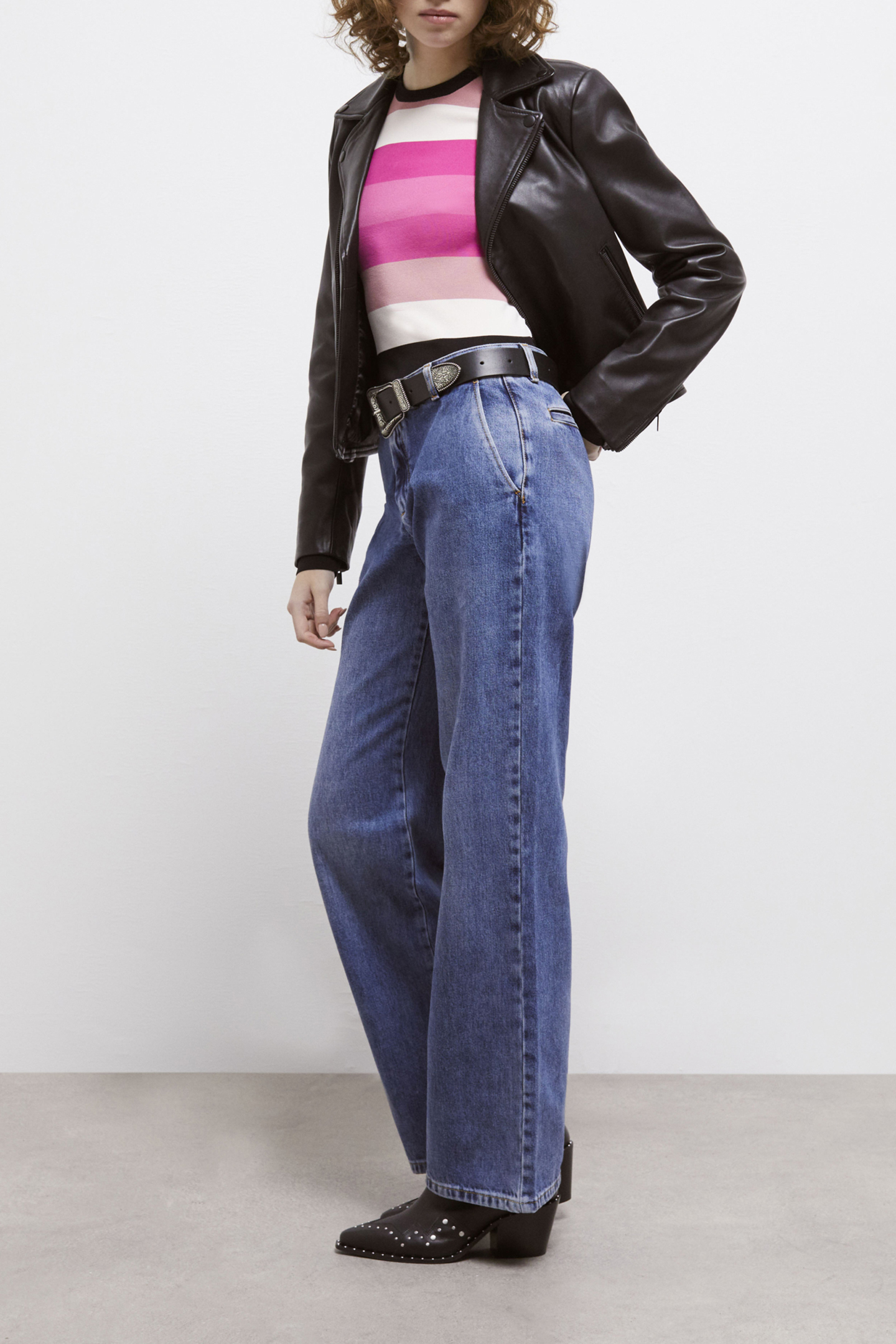 CROPPED SWEATER WITH PINK GRADIENT 5