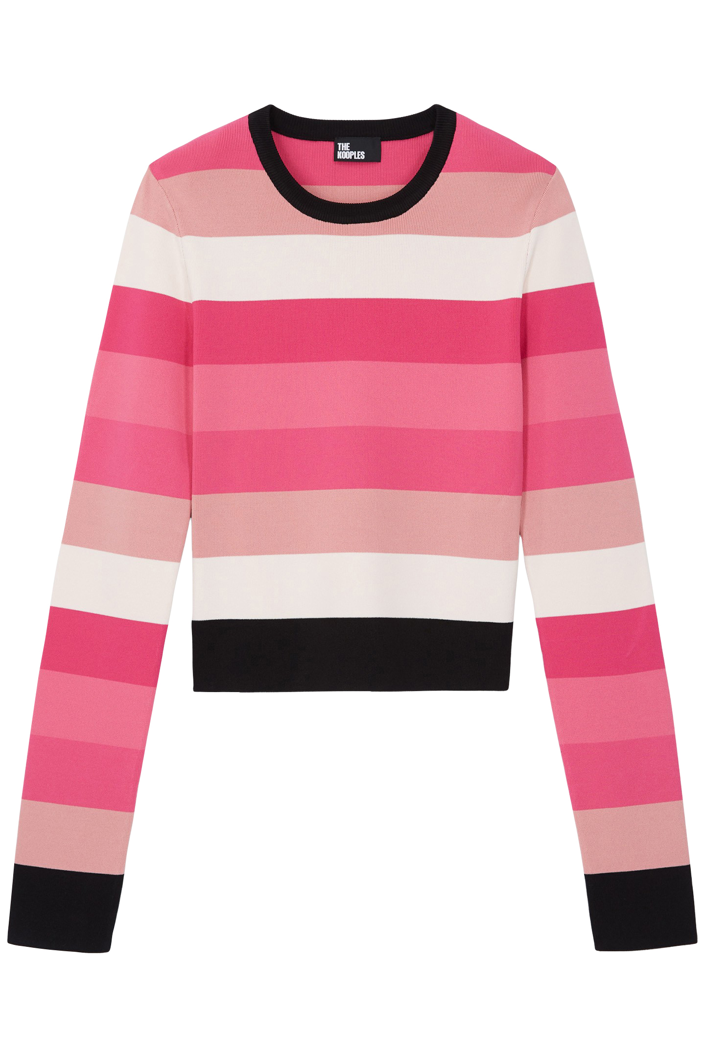 CROPPED SWEATER WITH PINK GRADIENT 4