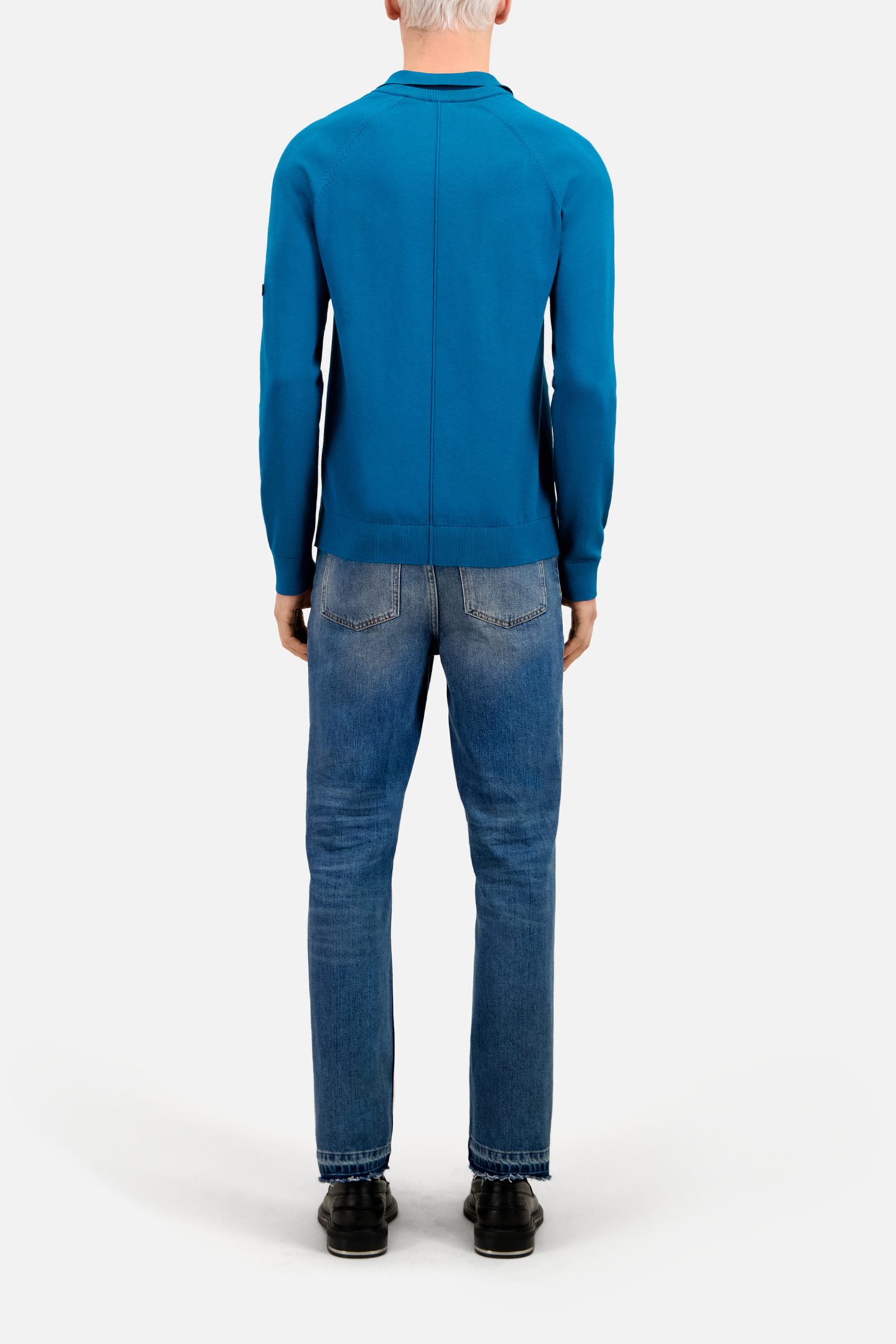 LONG-SLEEVED SWEATER MEDIUM BLUE 3