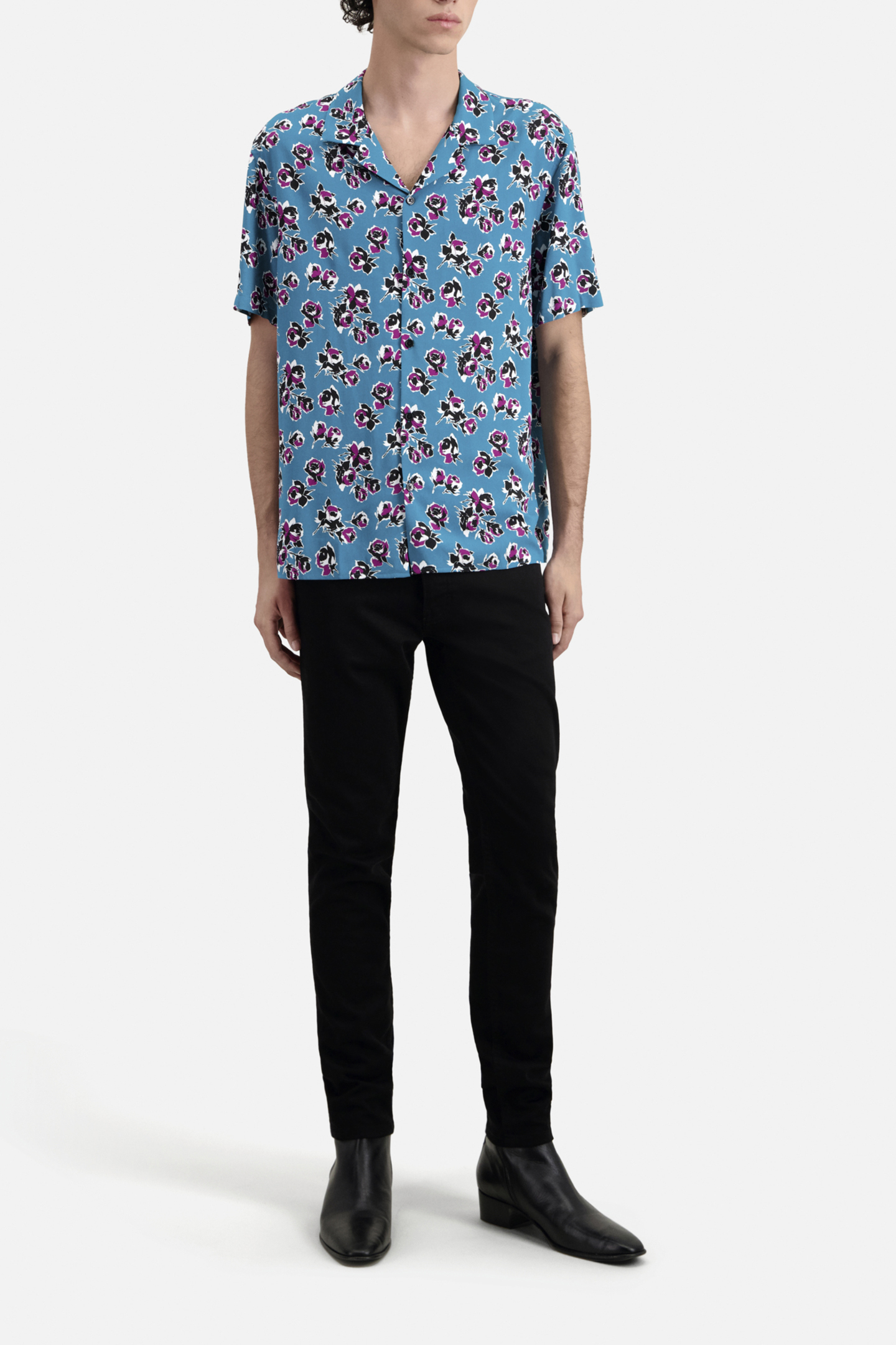 WAKO SHORT-SLEEVED SHIRT PINK-BLUE 6