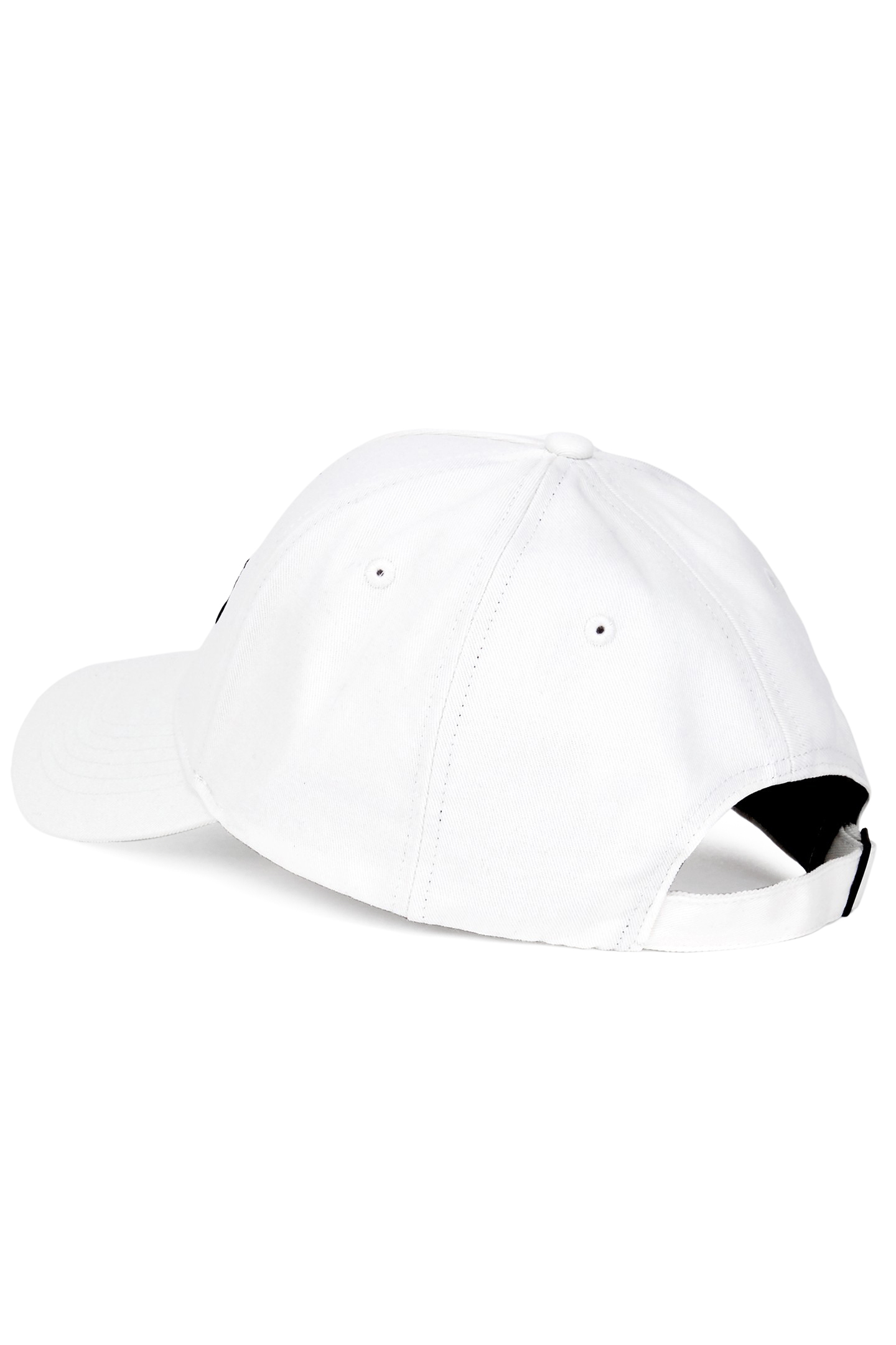 COTTON CAP WITH EMBROIDERED LOGO WHITE 3