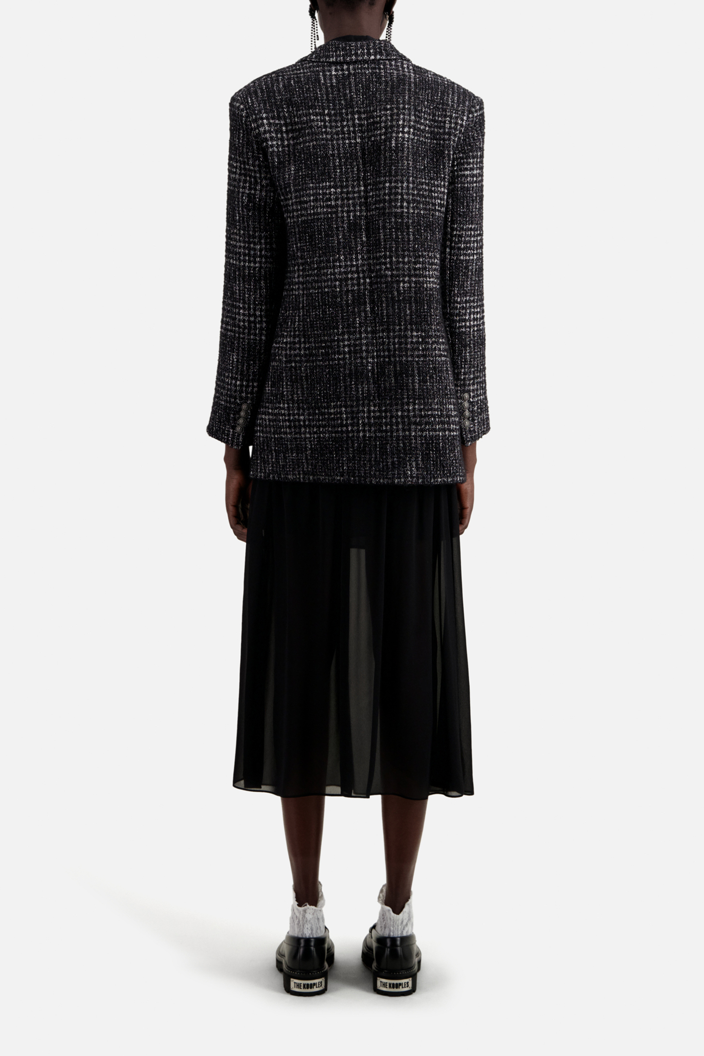 SUIT JACKET ONLY BLACK WHITE 3