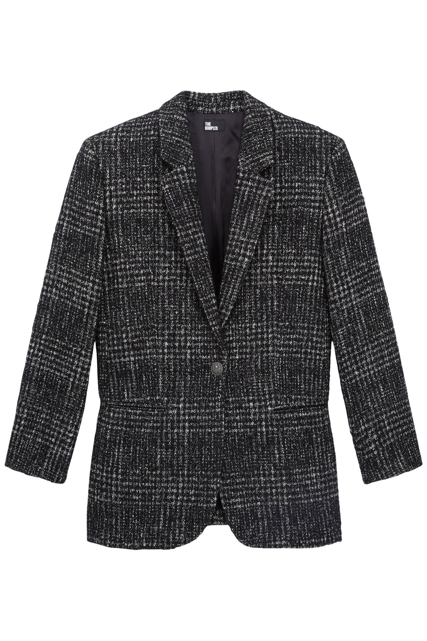 SUIT JACKET ONLY BLACK WHITE 4