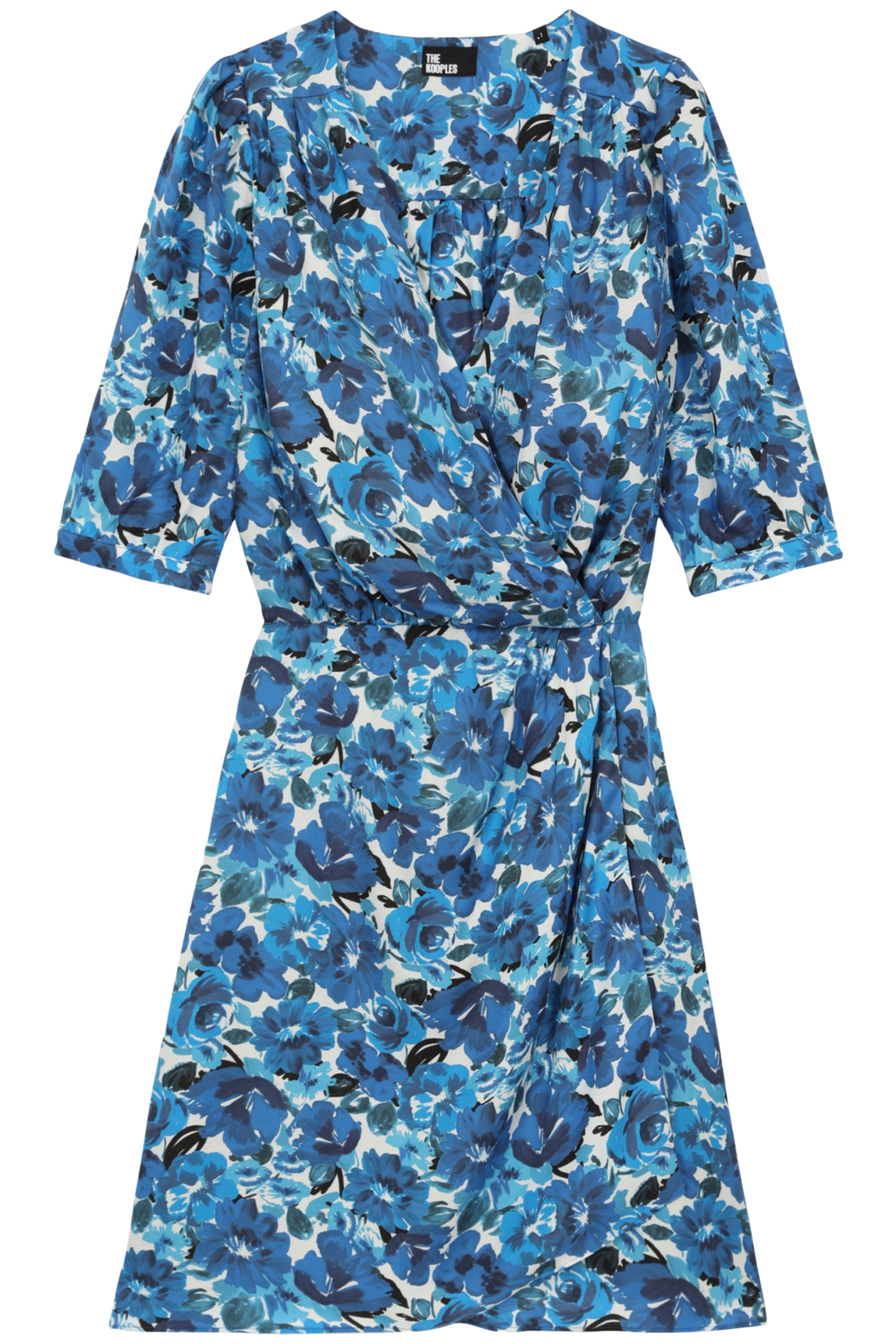 SHORT SLEEVE DRESS BLUE WHITE 3