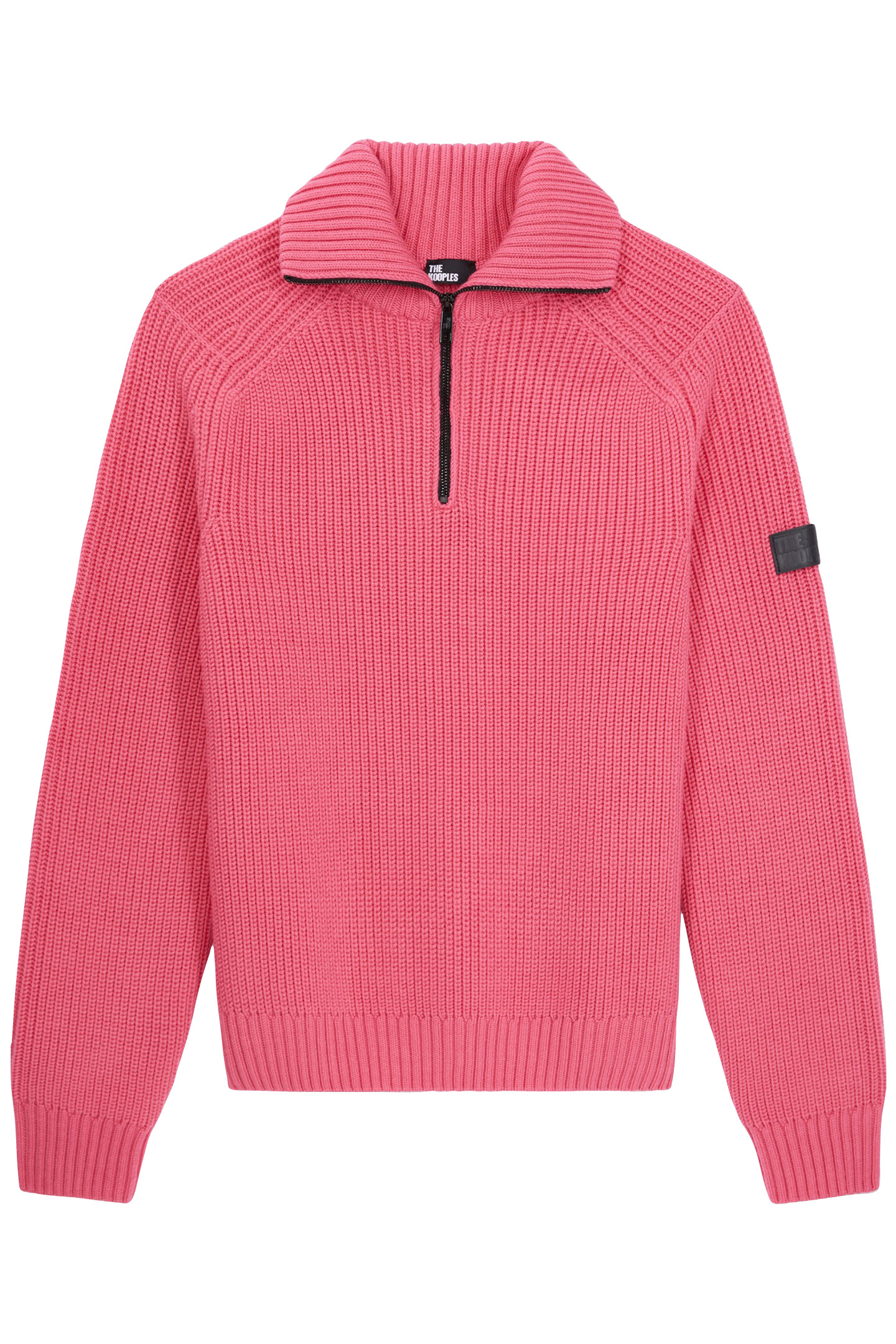 TRUCKER NECK SWEATER OLD PINK 4