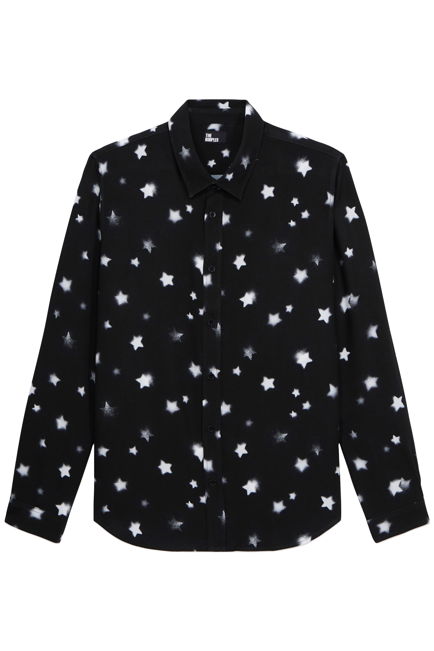 LONG SLEEVE SHIRT WITH CLASSIC COLLAR BLACK 3