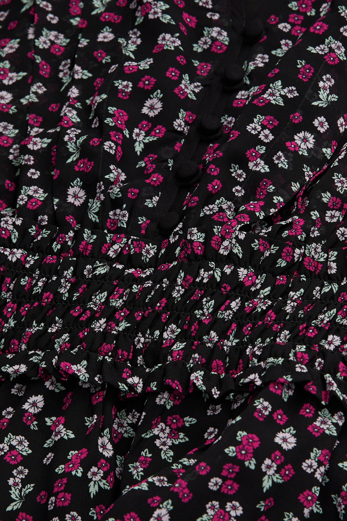 3/4 SLEEVE TOP BLACK/PINK 7