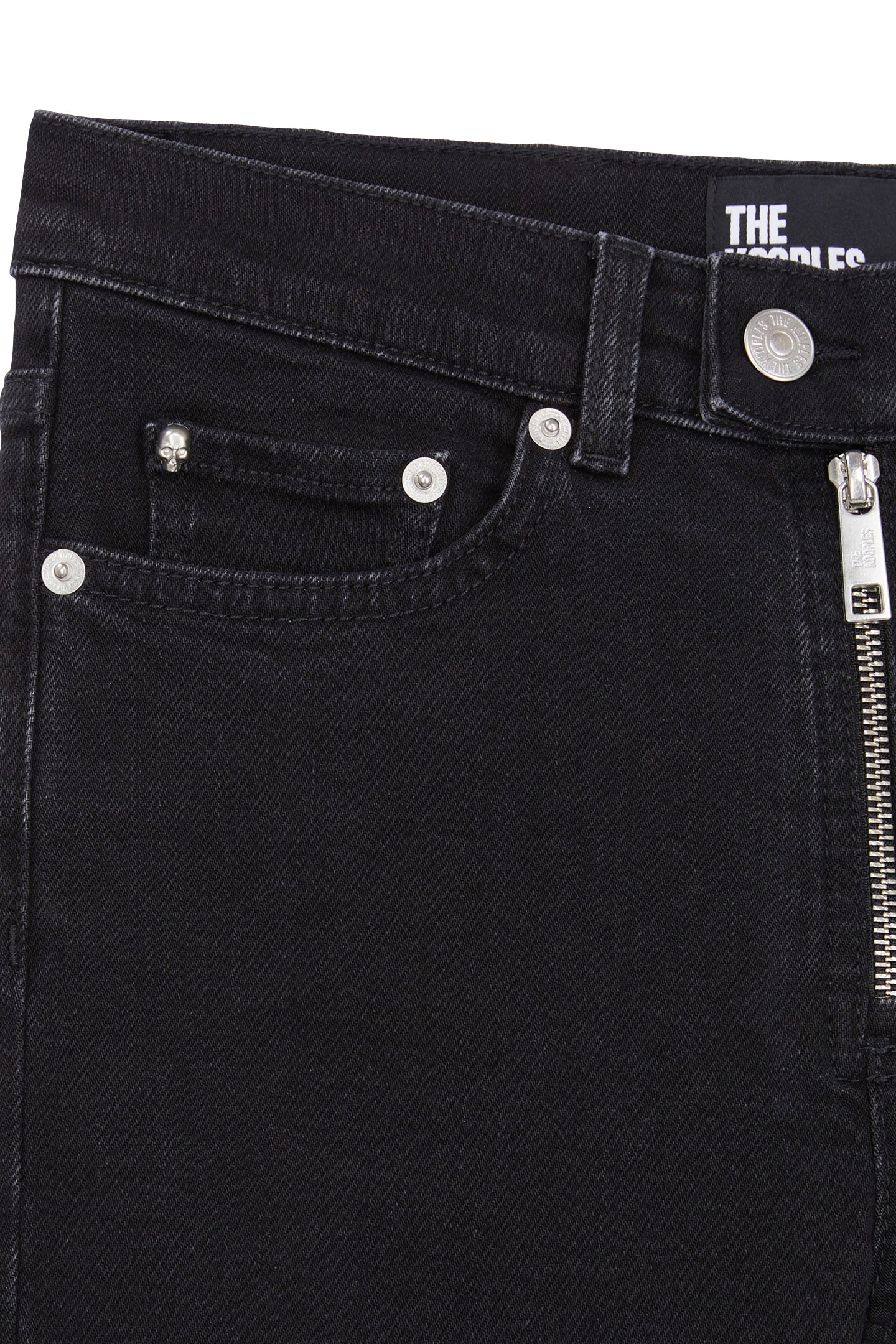 DENIM MOTORCYCLE JEANS WITH ZIPS 6