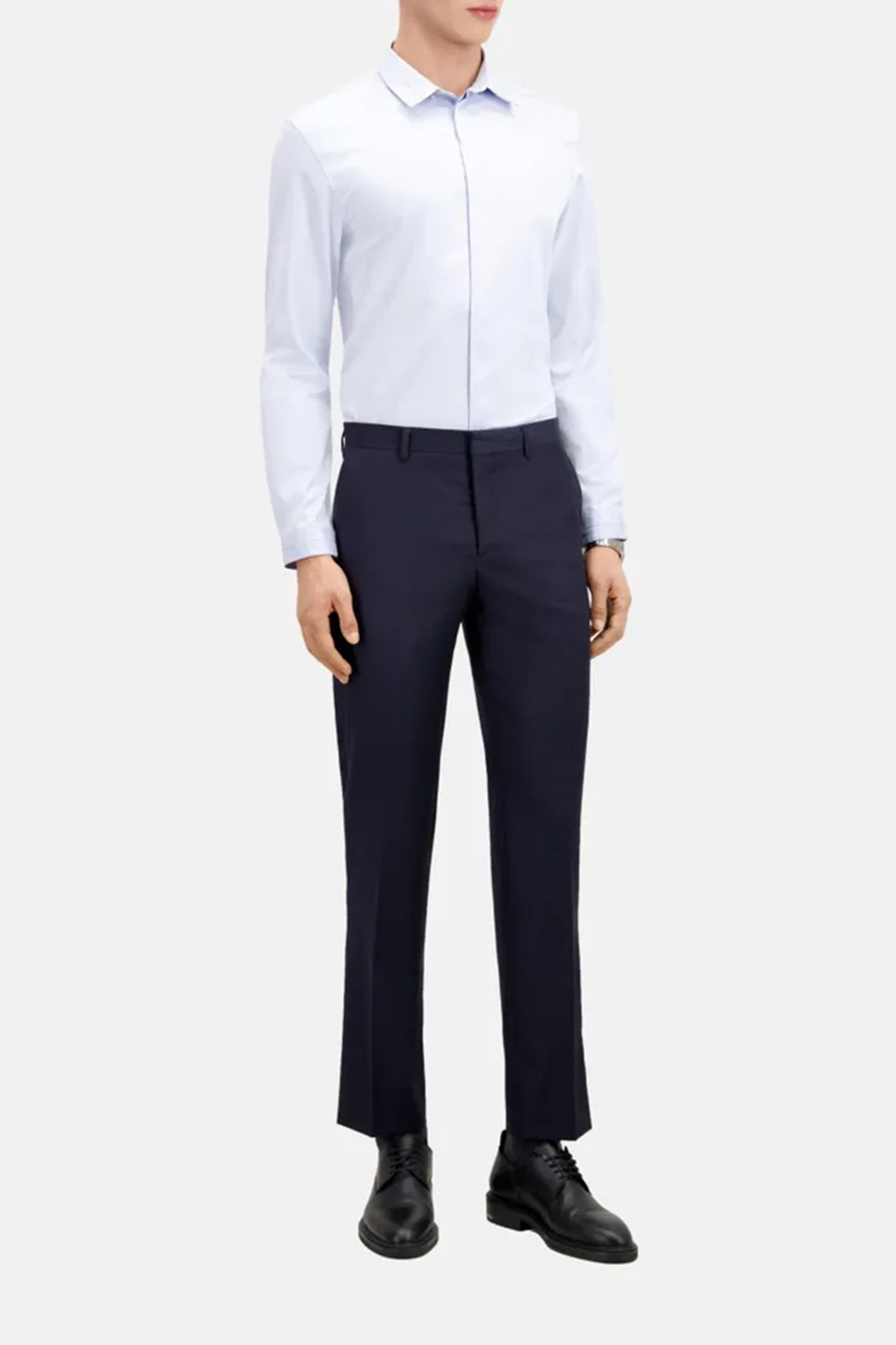STRAIGHT SUIT TROUSERS NAVY 2