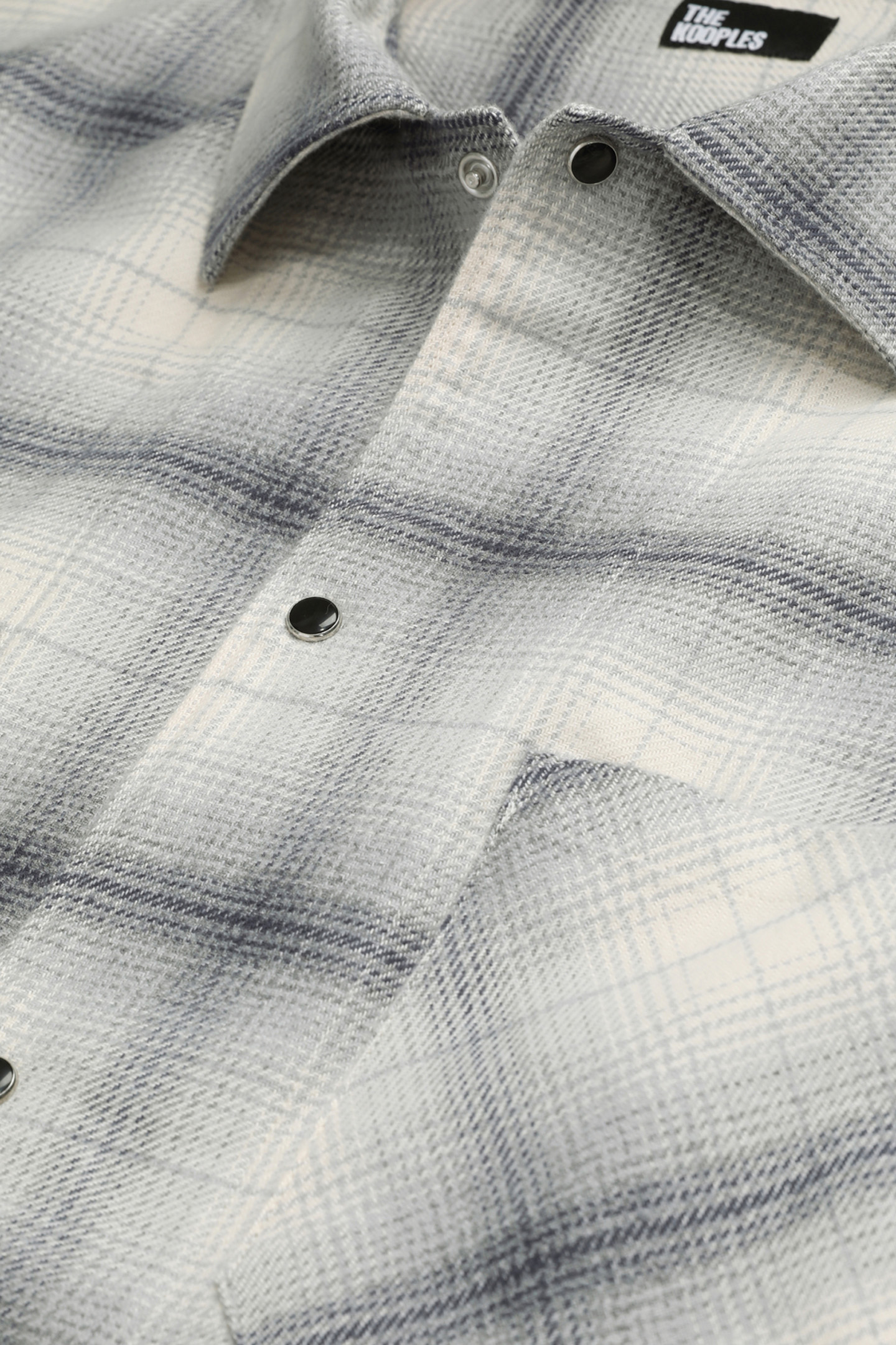 LONG SLEEVED CHECKED SHIRT NAVY-BEIGE 2