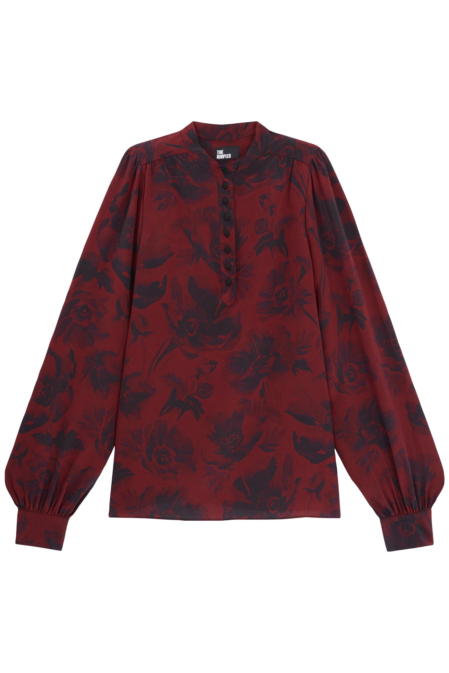 TOP AMPLE ML ENCOLURE V BLACK-BURGUNDY 4