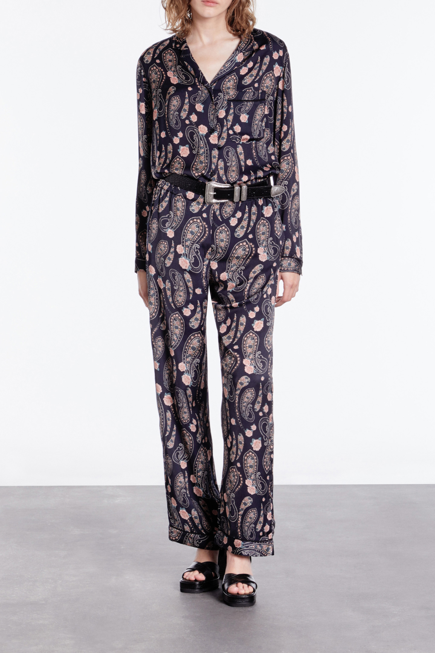 LONG SLEEVE SHIRT BLACK/PINK 6