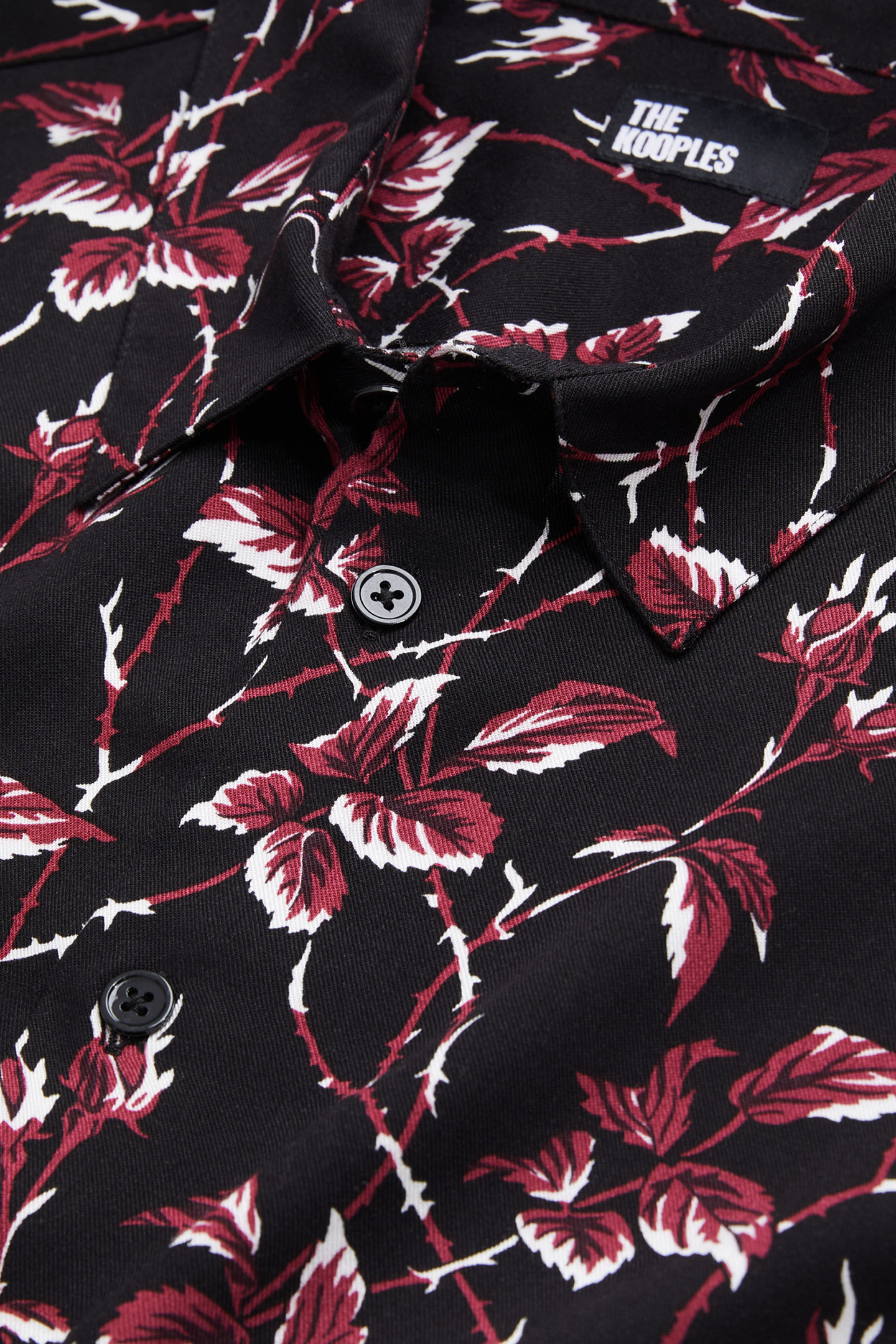 LONG SLEEVE SHIRT BLACK-BURGUNDY 6