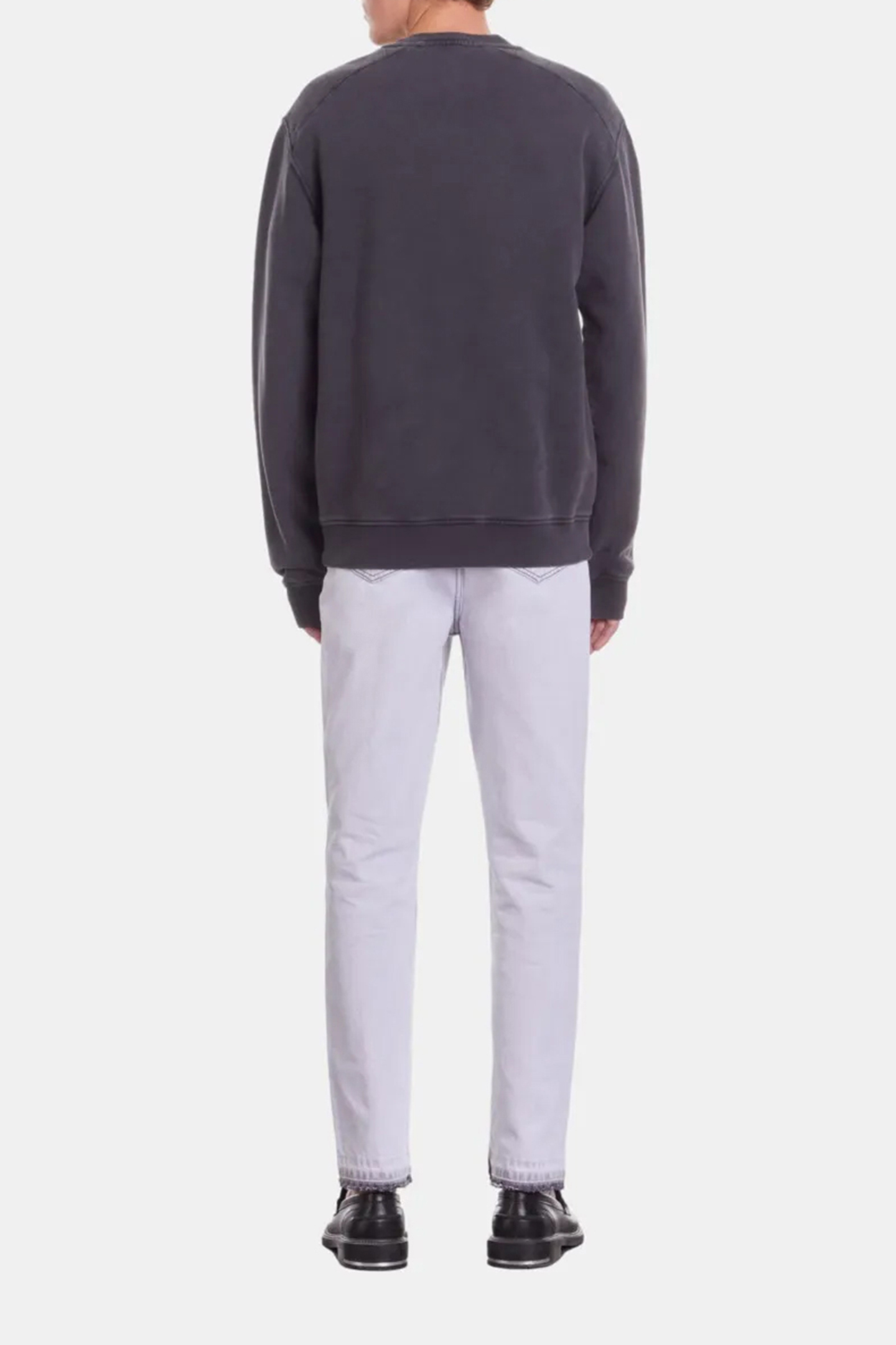 KOOPLES TWIRL PRINT HOODIE SWEATSHIRT BLACK WASHED 3