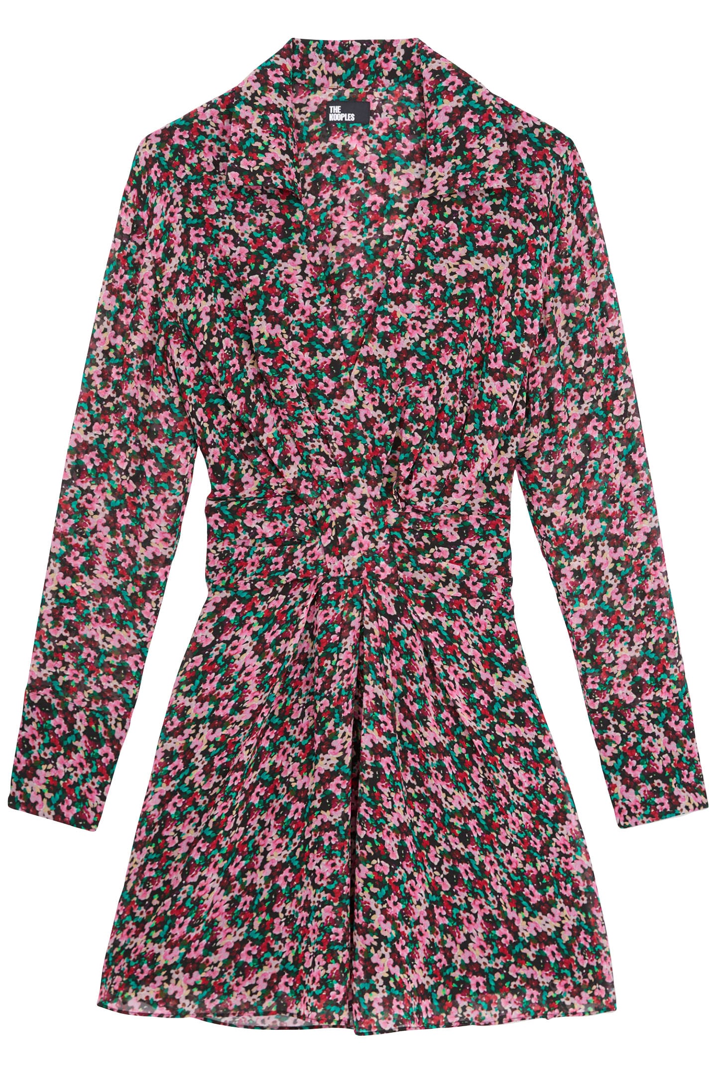 SHORT DRESS TIED IN FRONT MULTICOLOR 4