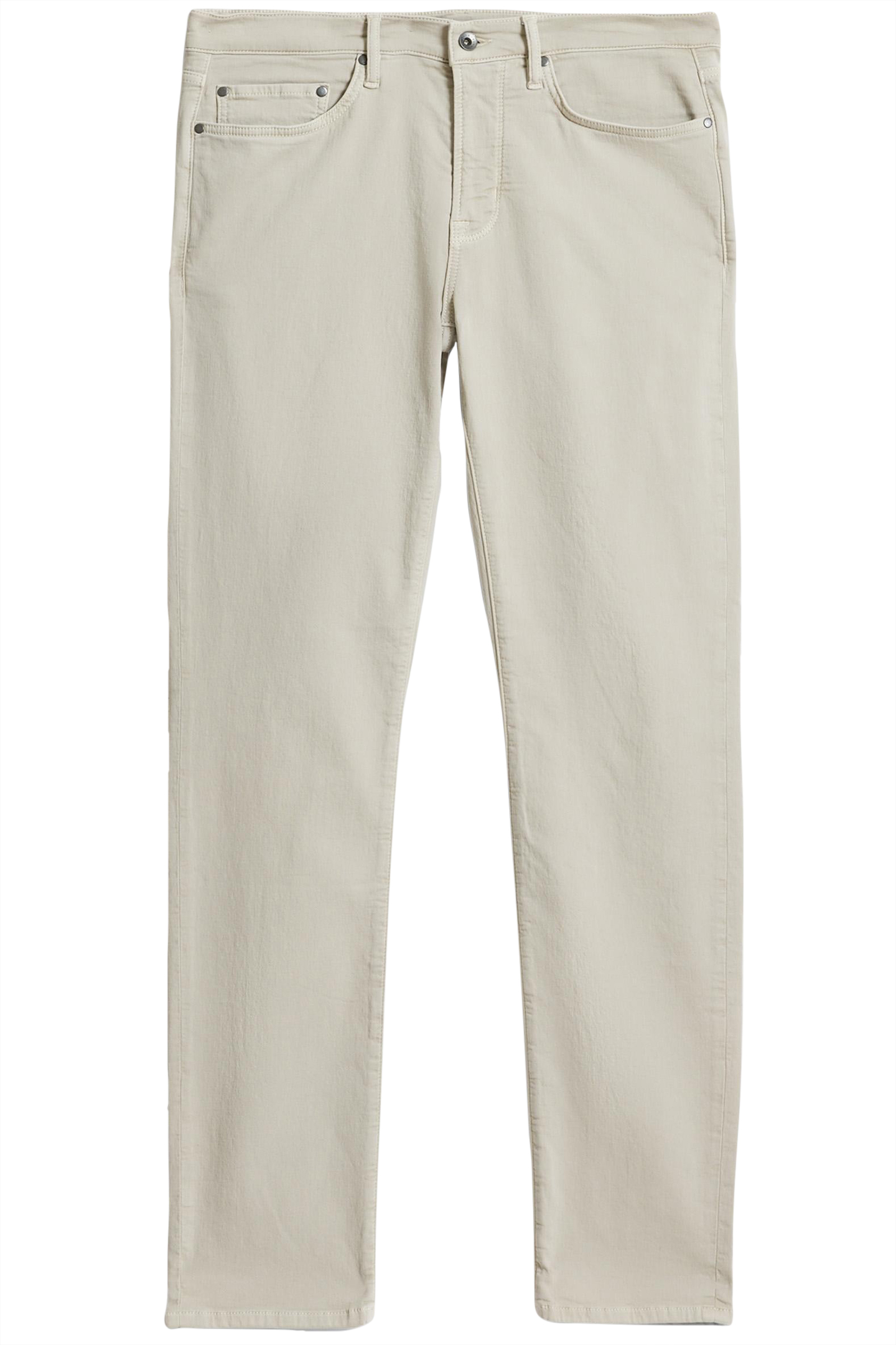 SLIM FIT WINTER GARMENT DYED DENIM WHEAT 2